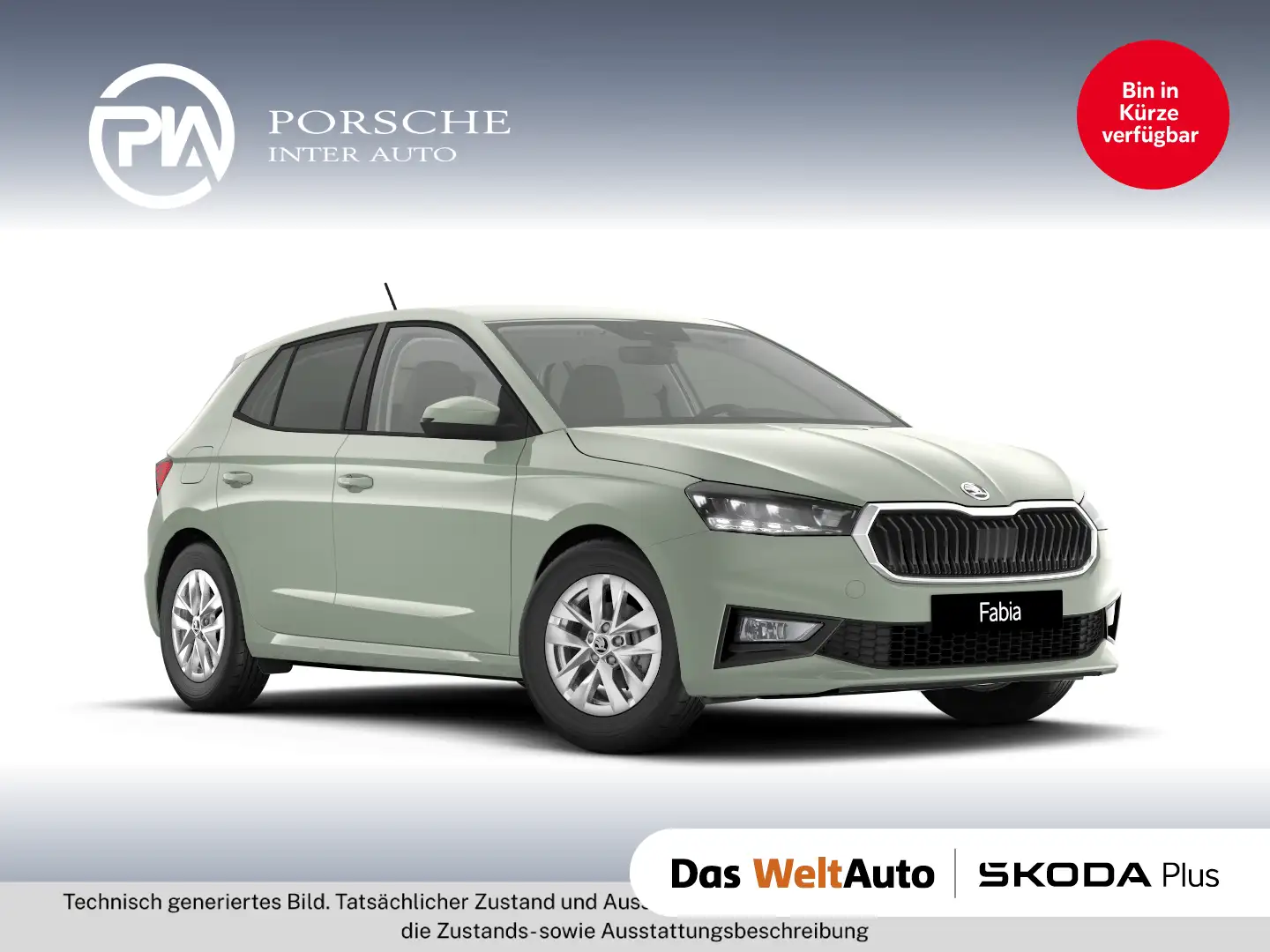 Skoda Fabia Essence TSI Grün - 1