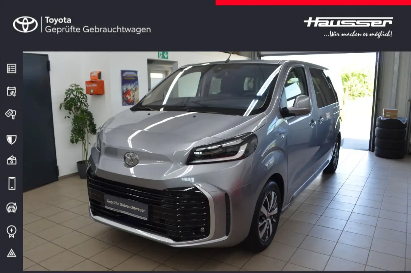Toyota Proace Verso 2,0D L2 (8-Si.) Autm.Team D*ALLWETTERREIFEN Silber - 1