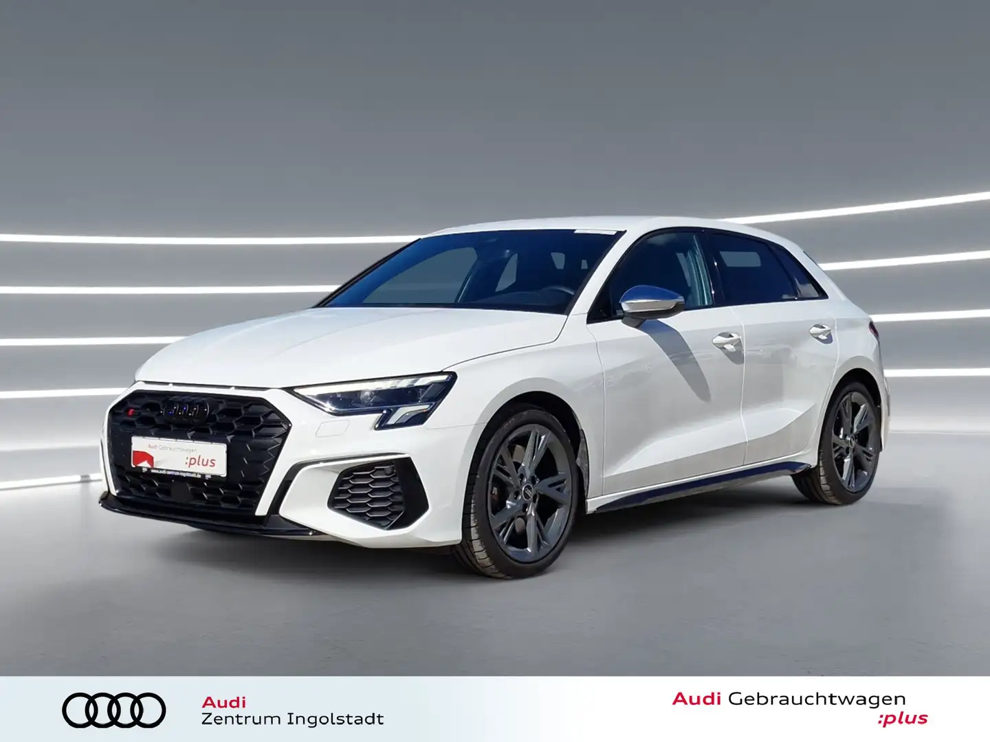 Audi S3 Sportback TFSI NAVI Optikpaket-Schwarz+ GRA Weiß - 2