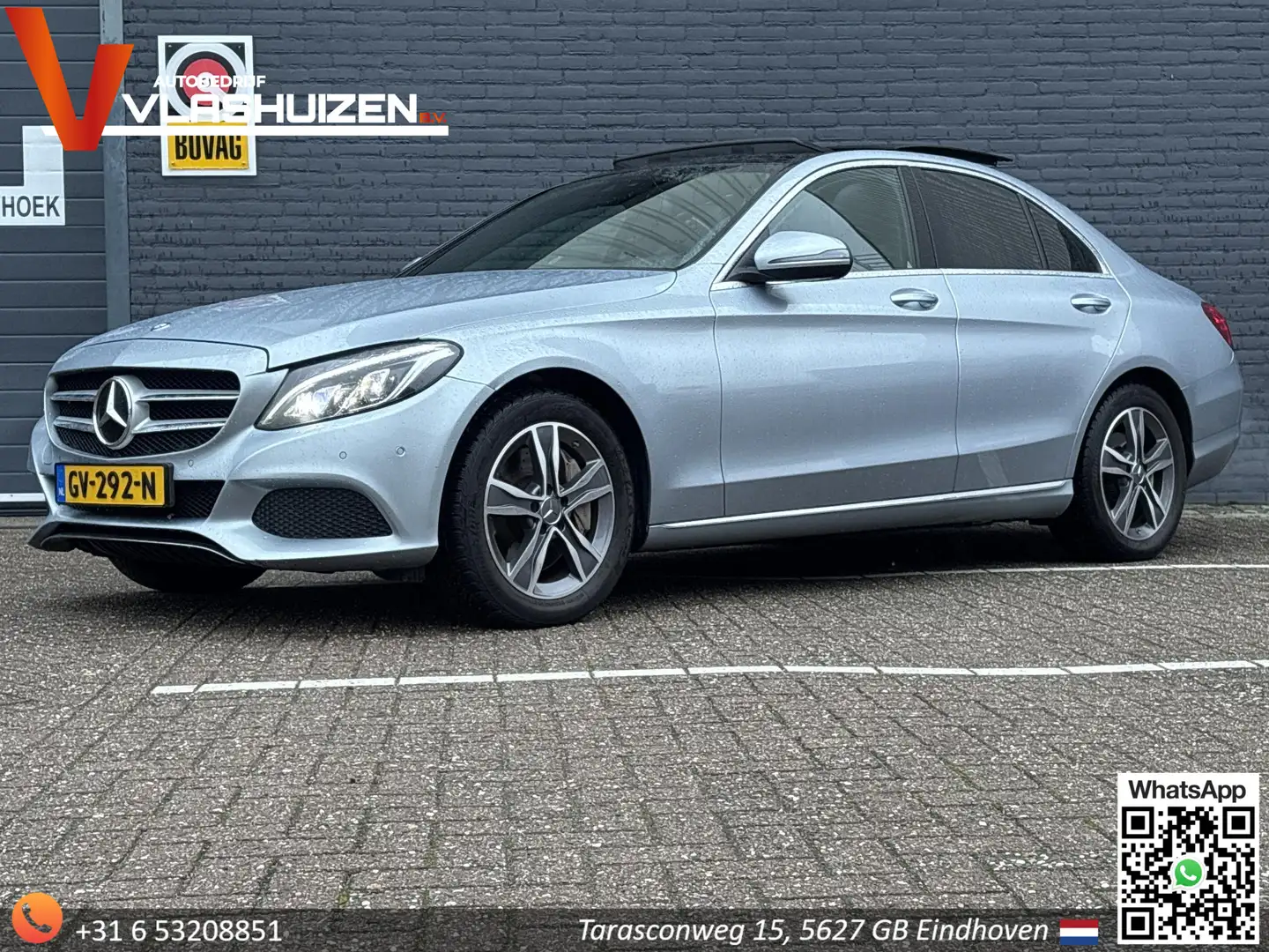 Mercedes-Benz C 350 e Lease Edition € 10.700 NETTO | Luchtvering | Pa Grijs - 1