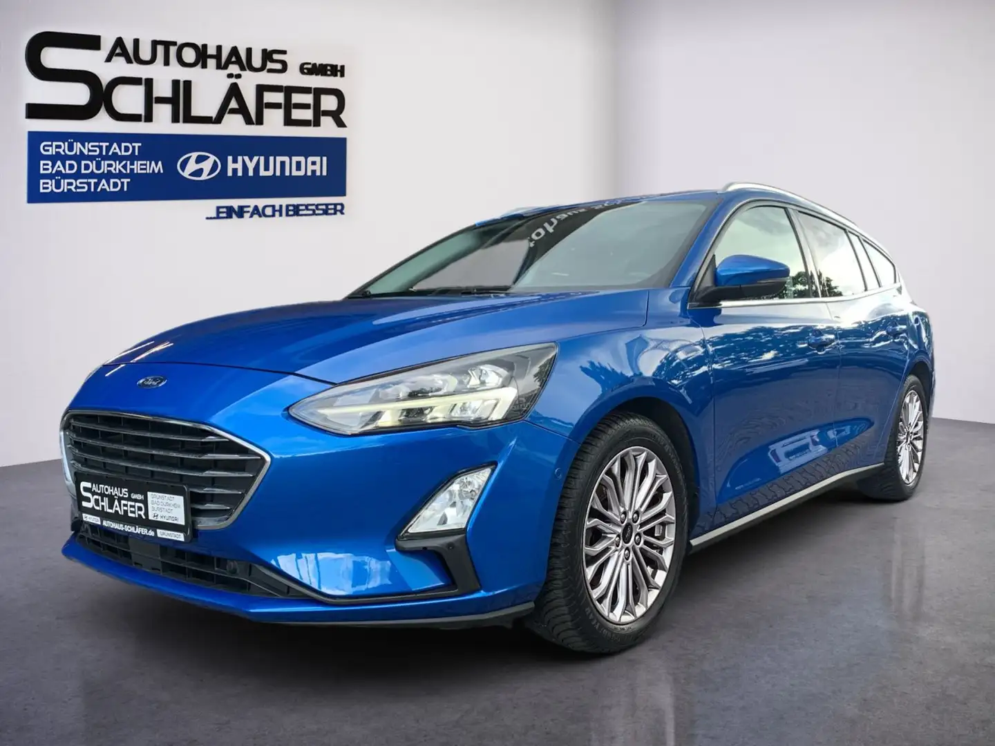Ford Focus Turnier 1.0 EcoBoost Hybrid Titanium X S/S Bleu - 1