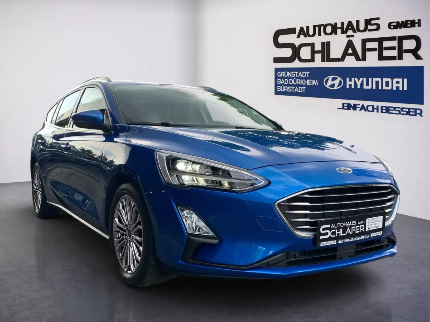 Ford Focus Turnier 1.0 EcoBoost Hybrid Titanium X S/S Bleu - 2