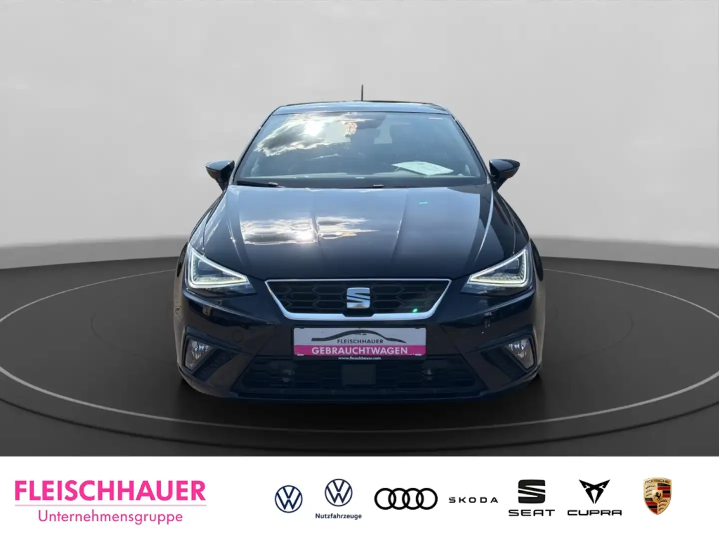 SEAT Ibiza FR TSI 1.0 FR DSG+SHZ+LED+KAMERA+DAB Schwarz - 2