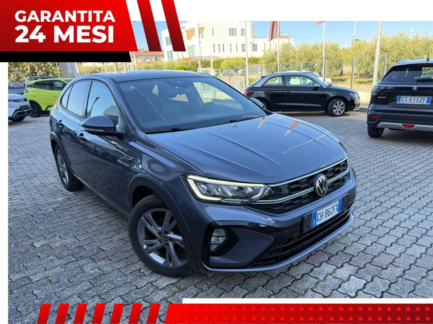 Volkswagen Taigo Taigo 1.0 tsi R-Line 110cv - ok neopatentati - Grigio - 1