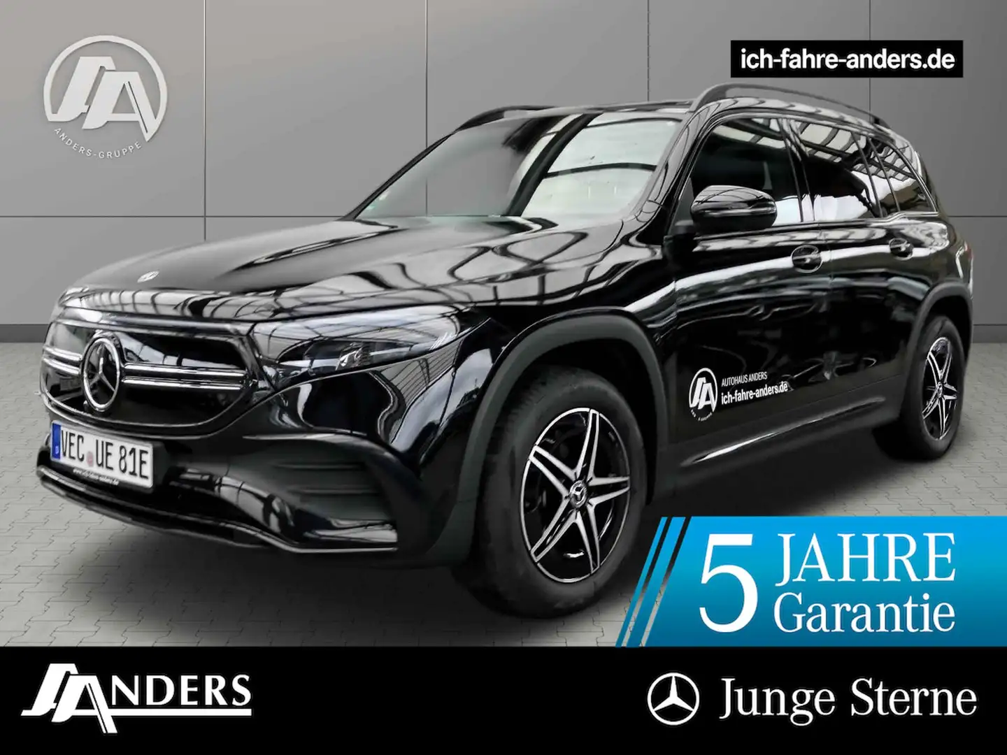 Mercedes-Benz EQB 350 4M AMG+MBUX+SHZ+LED+PDC+360+Distr+EASY-P Czarny - 1