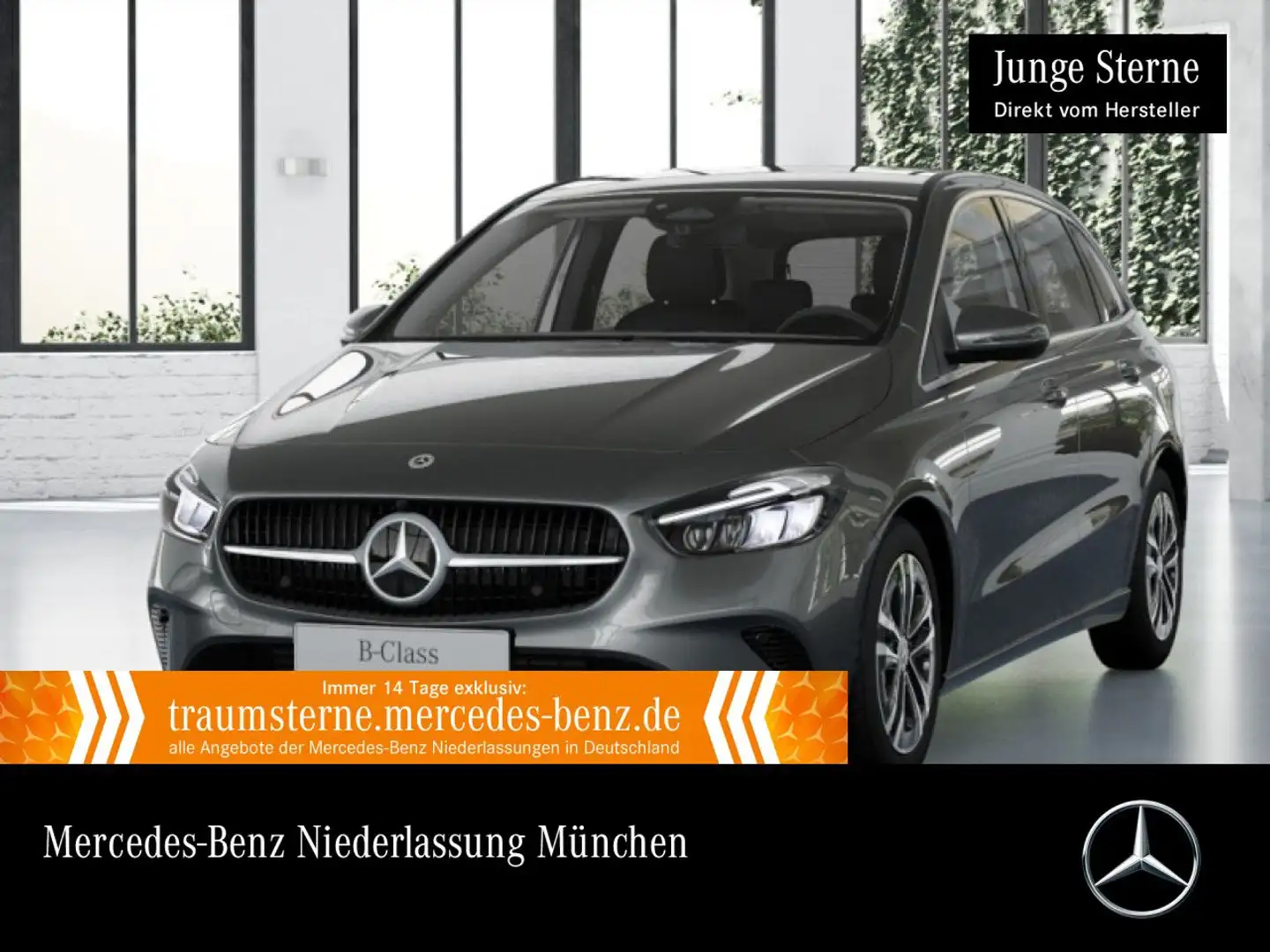 Mercedes-Benz B 200 PROGRESSIVE+LED+BURMESTER+KAMERA+TOTW+7G Grau - 1