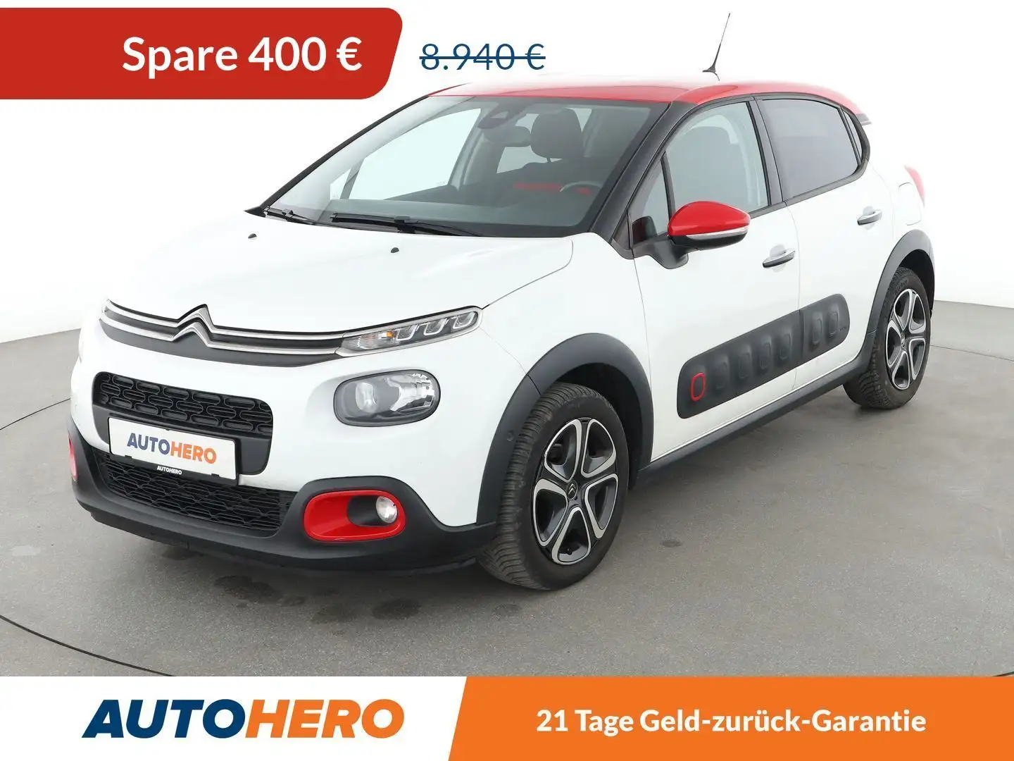 Citroen C3 1.2 PureTech Shine *EcoLED*CAM*TEMPO*KLIMA* Blanc - 1