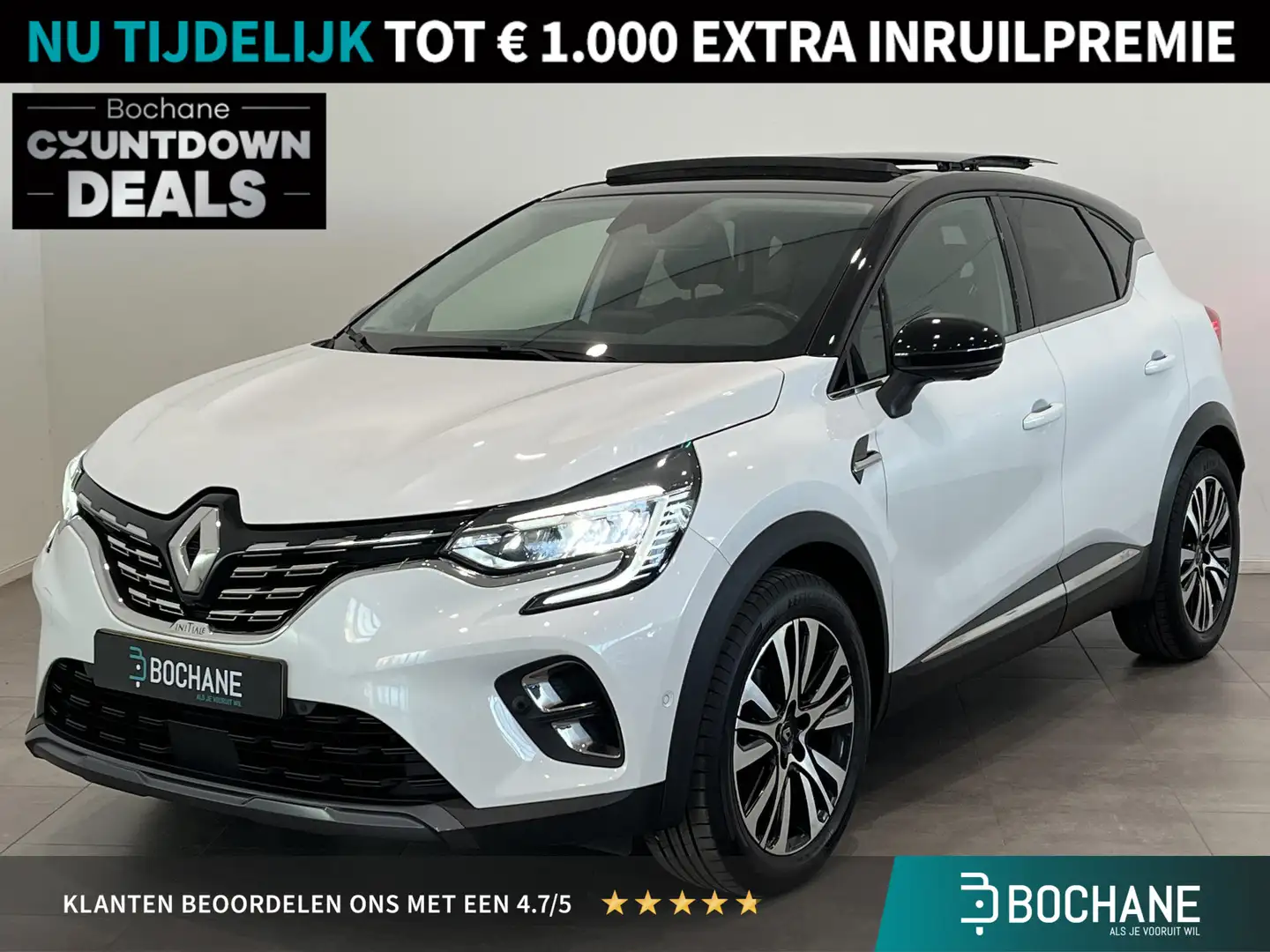 Renault Captur 1.3 TCe 155 EDC Initiale Paris | Trekhaak | Panora Wit - 1