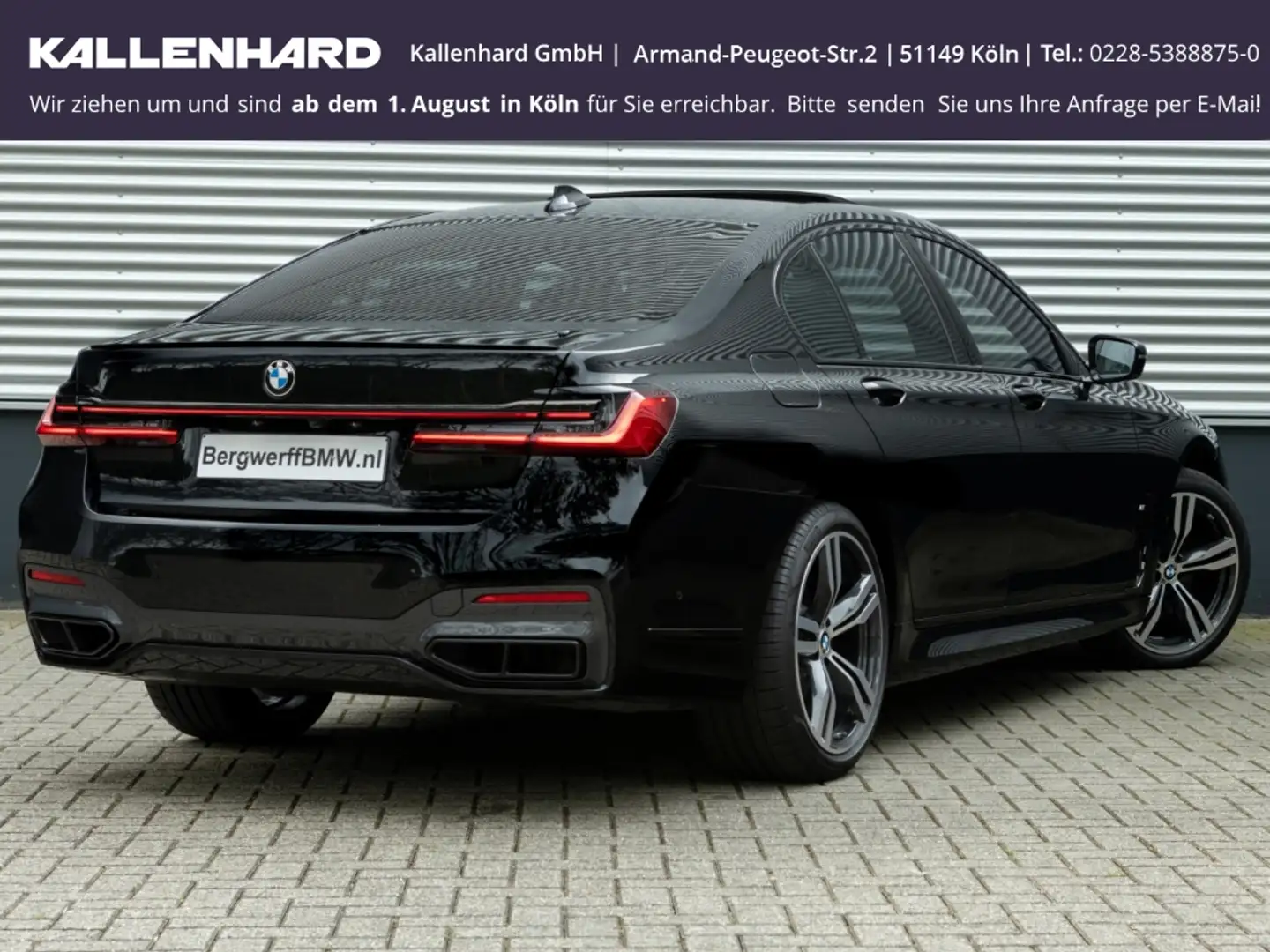 BMW 740 d xDrive M Sport-Aktivlenkung-Schiebedach-SHZ Чорний - 2