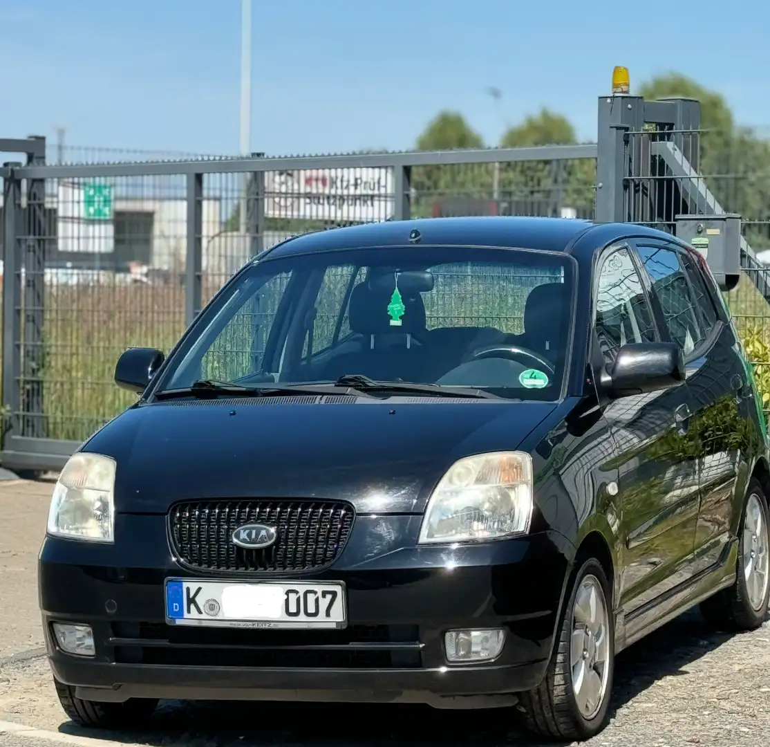 Kia Picanto 1.1 Klima, Sitzheizung, 4x El Fenster Tüv:02.2026 Schwarz - 1