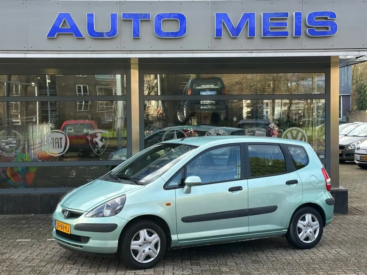 Honda Jazz 1.4 LS Automaat Navi Airco NAP-Autopas Groen - 1