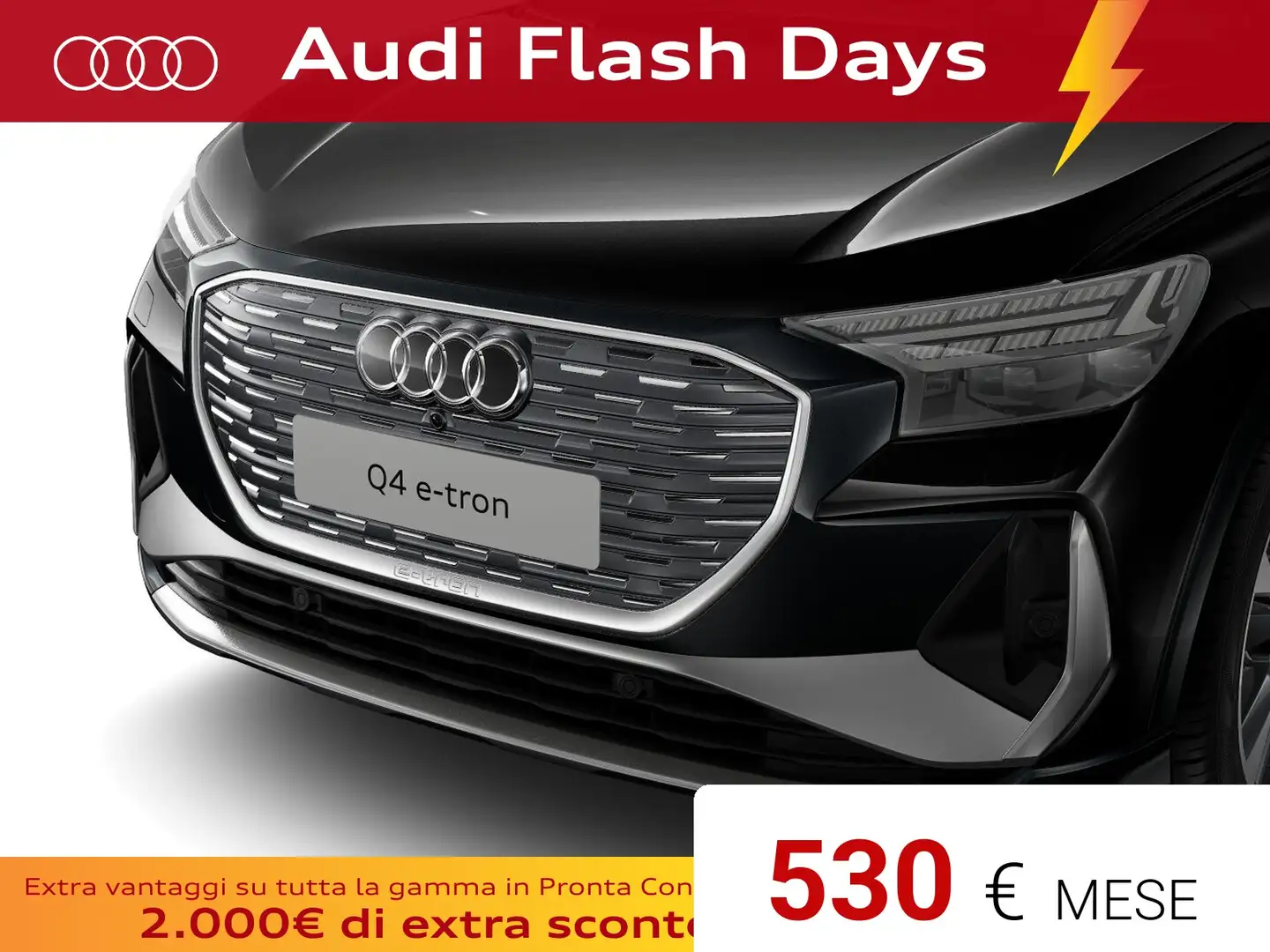 Audi Q4 e-tron 45 s line edition Zwart - 2