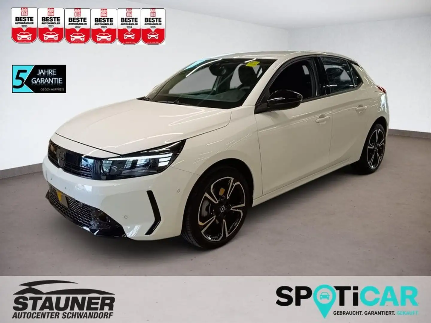 Opel Corsa GS 1.2 100PS LHZ* SHZ* PDC* 180° R.KAMERA Weiß - 1