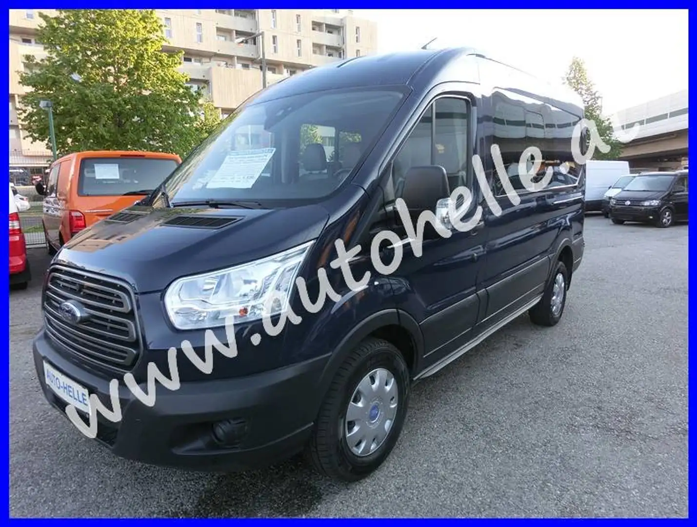 Ford Transit Doka Kasten L2H2 Allrad - 6-Sitzer - Klima Blau - 1