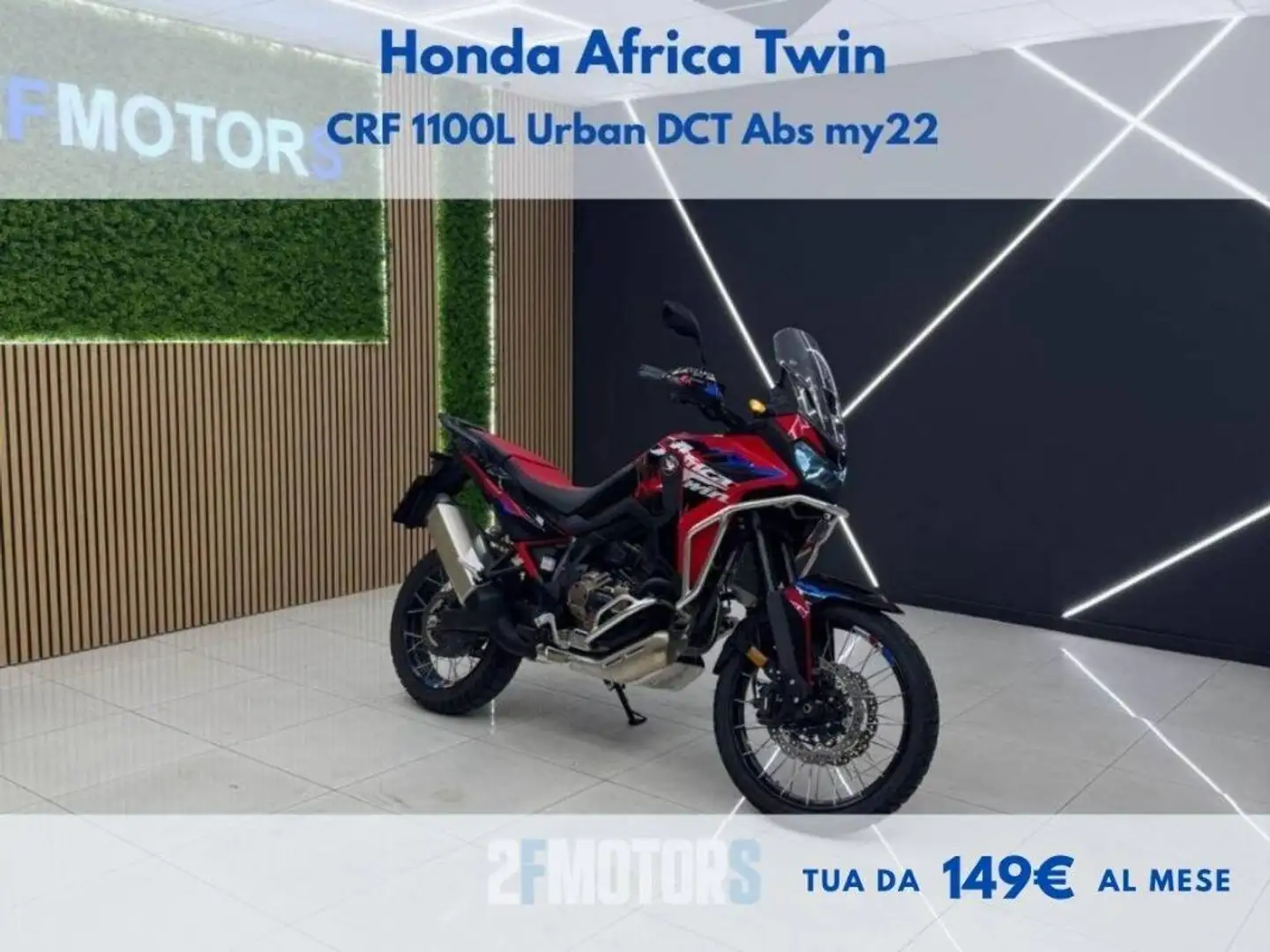 Honda CRF 110 CRF 1100L Urban DCT Abs my22 Rosso - 1