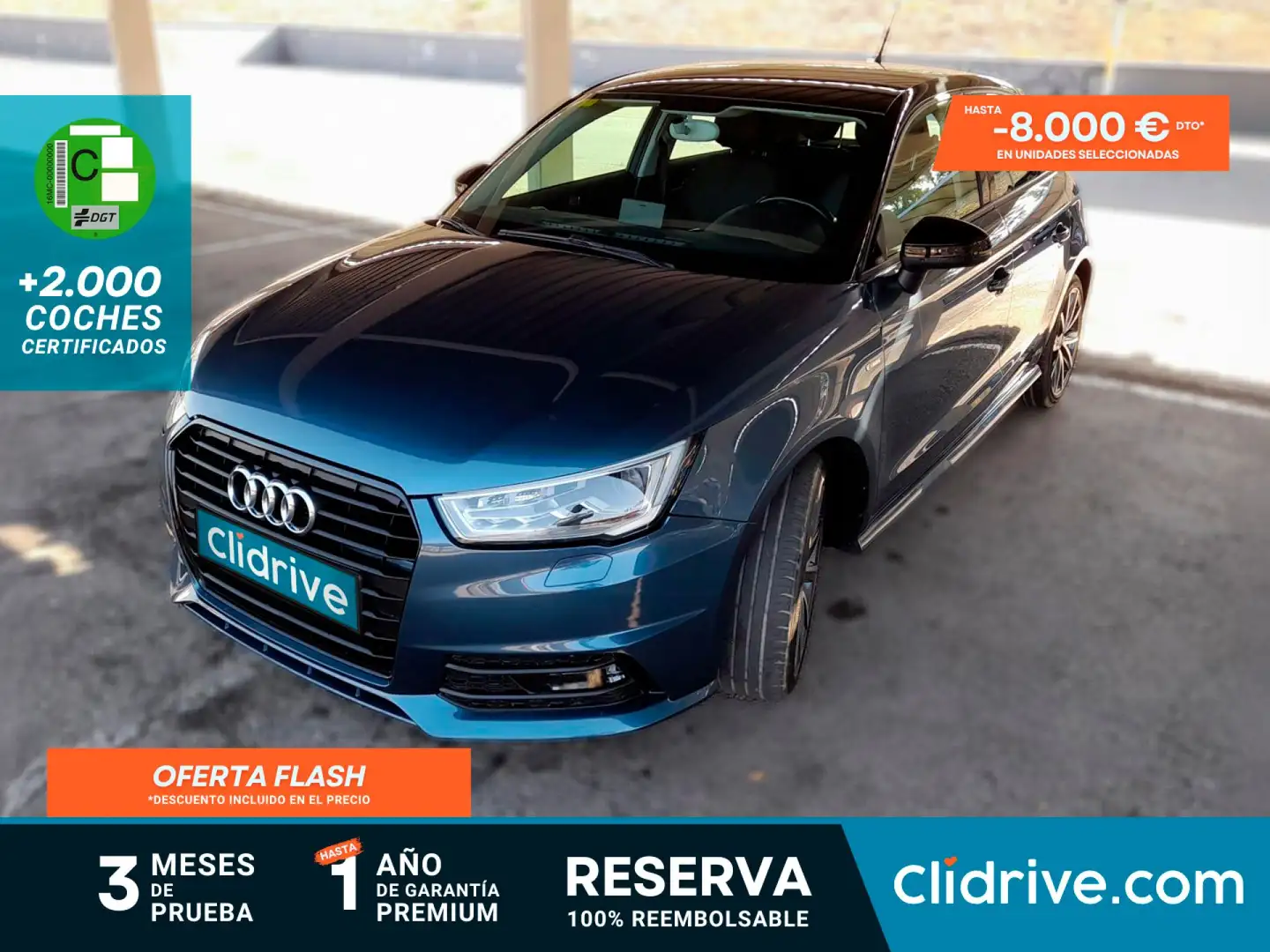 Audi A1 Sportback 1.0 TFSI Adrenalin2 Azul - 1