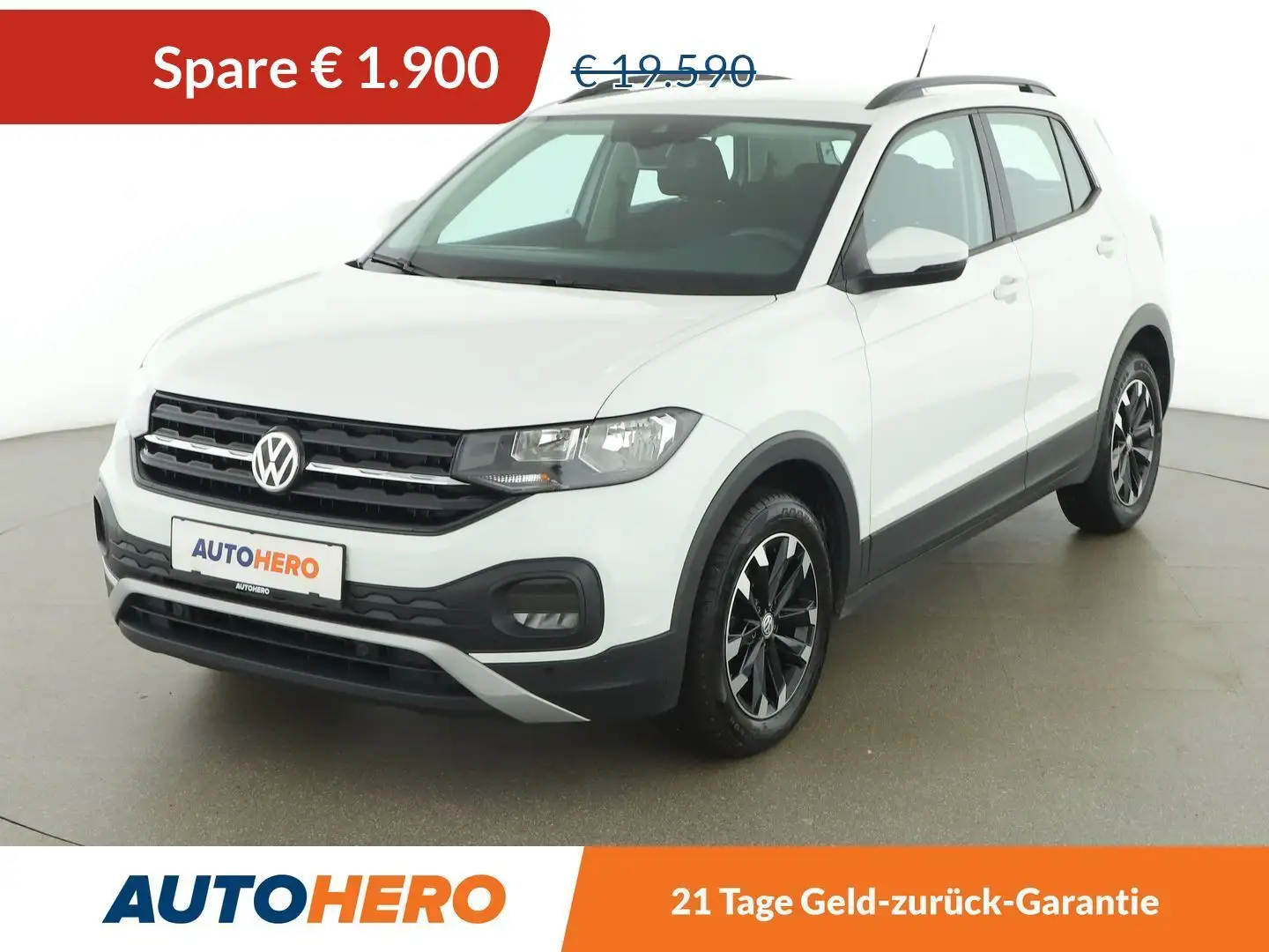 Volkswagen T-Cross 1.6 TDI *TEMPO*PDC*SPUR*TOT* Weiß - 1