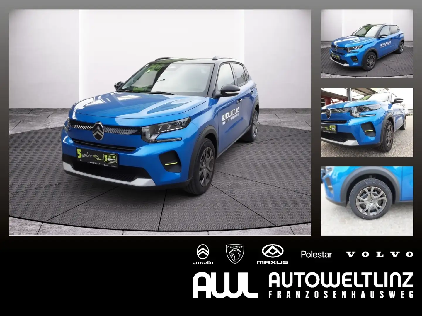 Citroen C3 Turbo 100 Max 6-Gang-Manuel Blau - 1