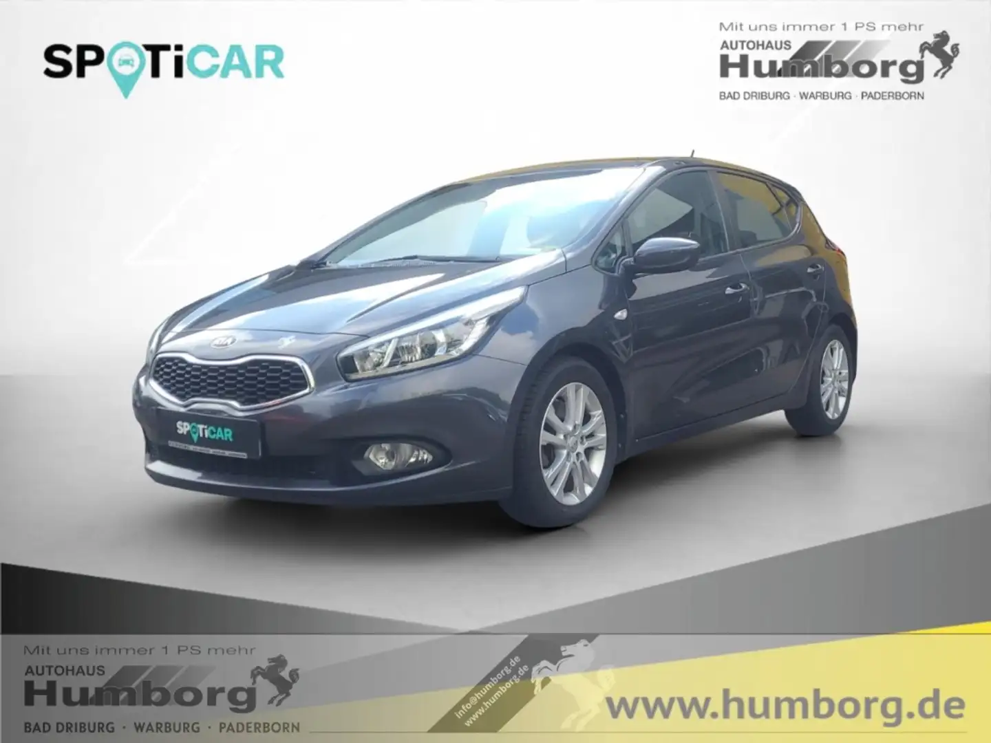 Kia Ceed / cee'd CVVT 1.4 Attract Klimaautom Berganfahrass. GA el.S Gris - 1