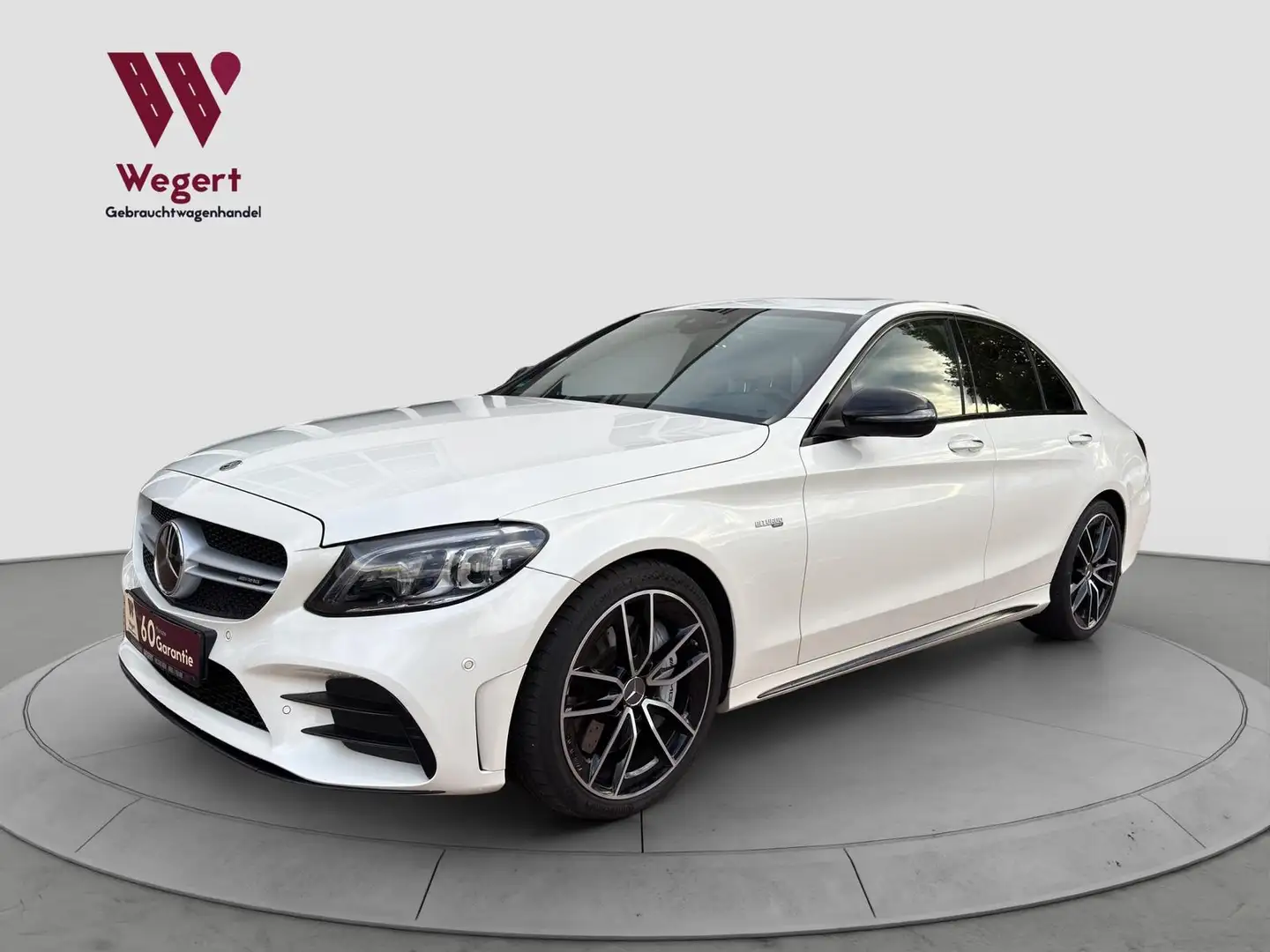 Mercedes-Benz C 43 AMG 4Matic*HUD*DISTR*CARPLAY*KEYLESS*NIGHT* Wit - 1