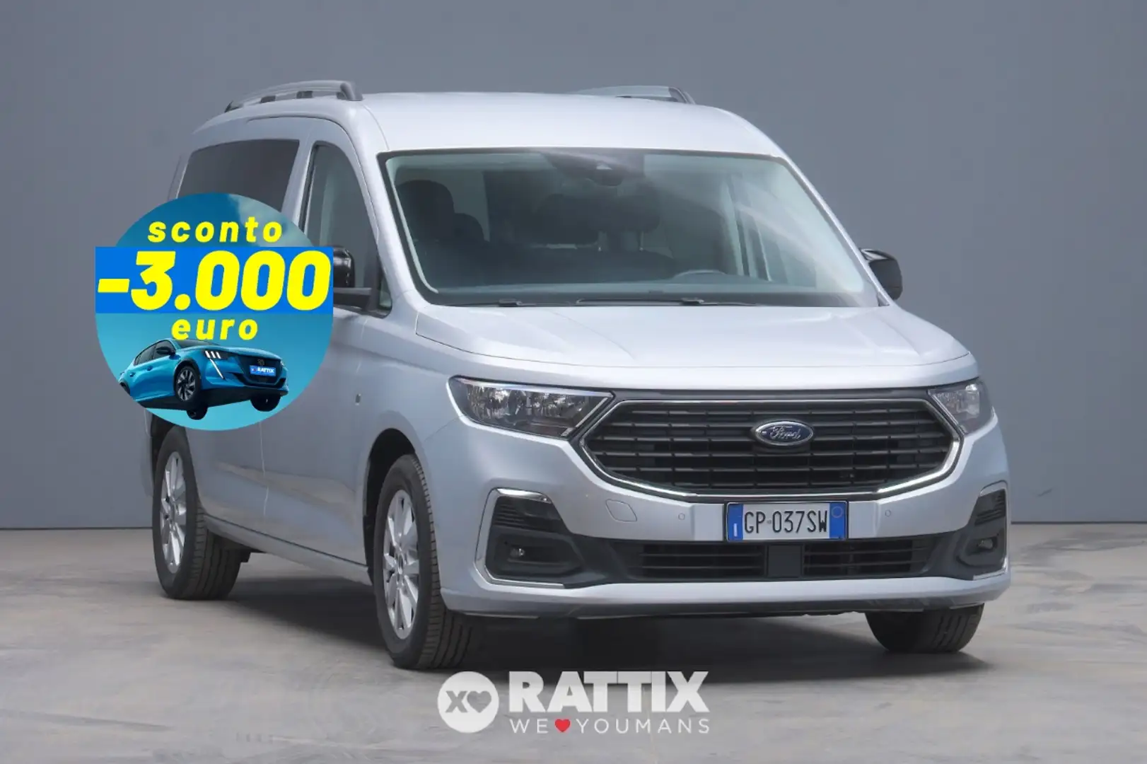 Ford Grand Tourneo 2.0 Ecoblue 122CV Titanium Auto 7p.ti Grigio - 1