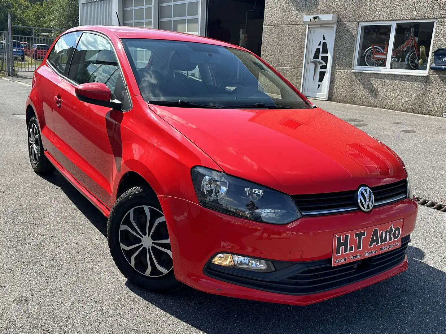 Volkswagen Polo 1.2 TSI/ Boite automatique DSG/Airco/Euro 6b Rouge - 2