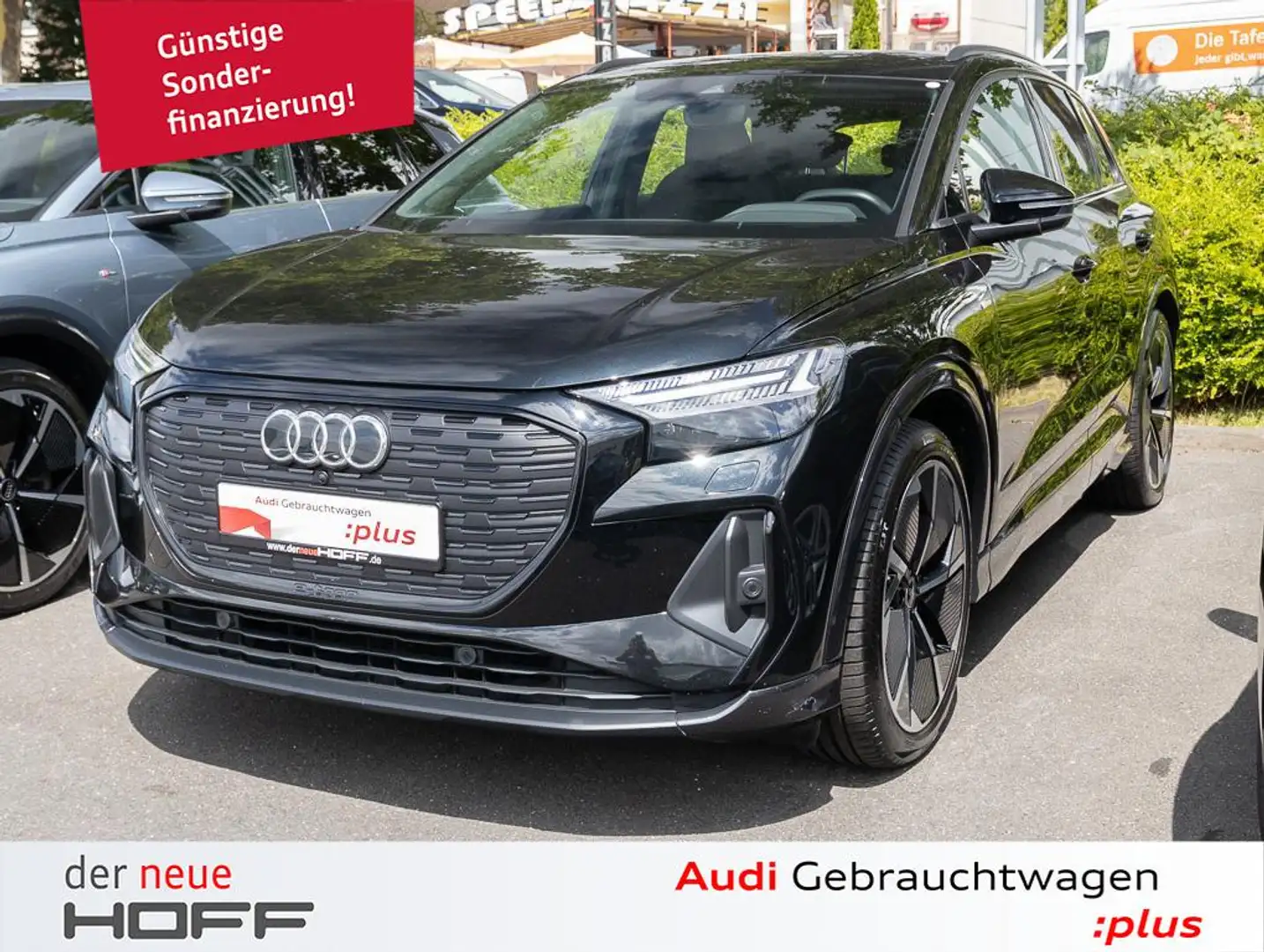 Audi Q4 e-tron 40 e-tron S line 21 Zoll AHK MMI Matrix LED Schwarz - 1