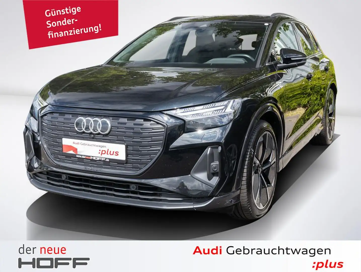 Audi Q4 e-tron 40 e-tron S line 21 Zoll AHK MMI Matrix LED Black - 1