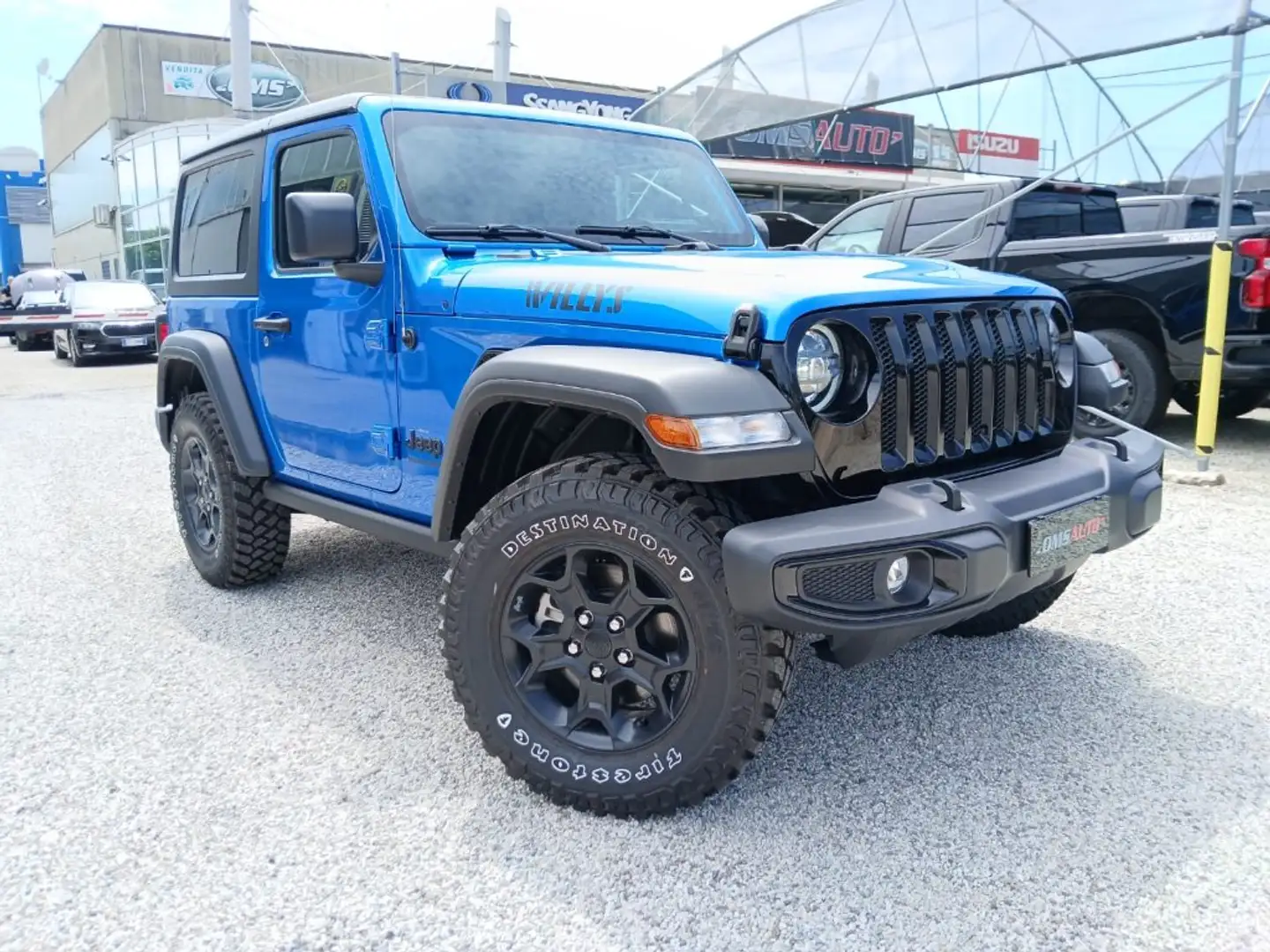 Jeep Wrangler 3.6 V6 AT8 Willys - Om. 35"-37" paraurti grav. Bleu - 1
