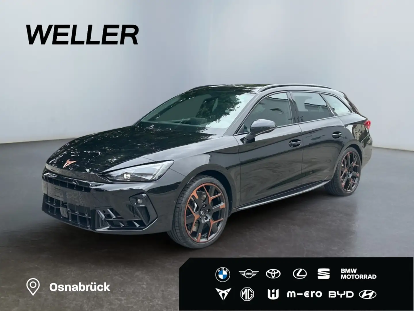 CUPRA Leon ST 2.0 TSI 4Drive VZ*Matrix*CAM*CarPlay*SHZ* Zwart - 1