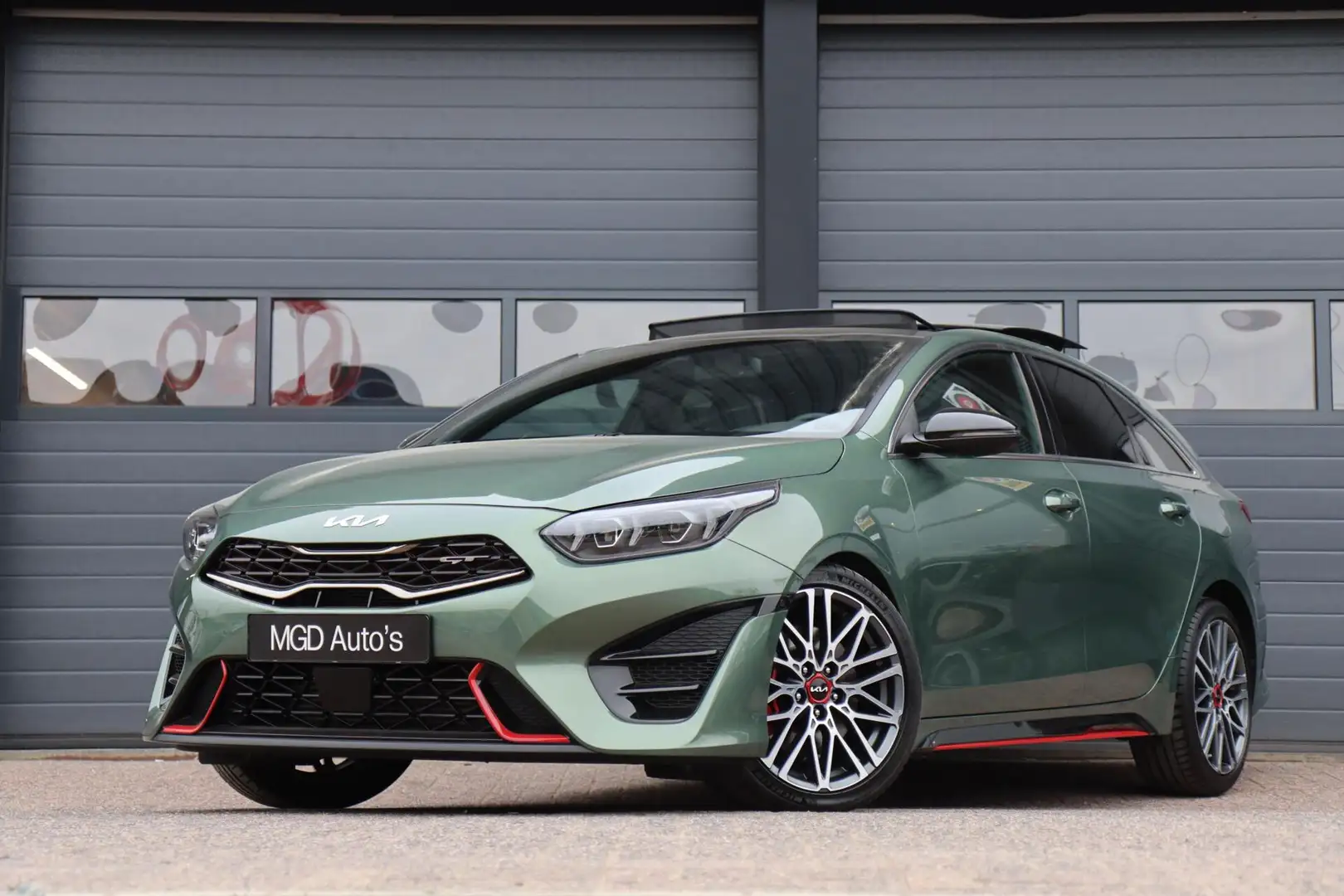 Kia ProCeed / pro_cee'd 1.6 T-GDi GT /PANODAK/MEMORY/VIRTUAL/STOEL+STUURVE Verde - 1