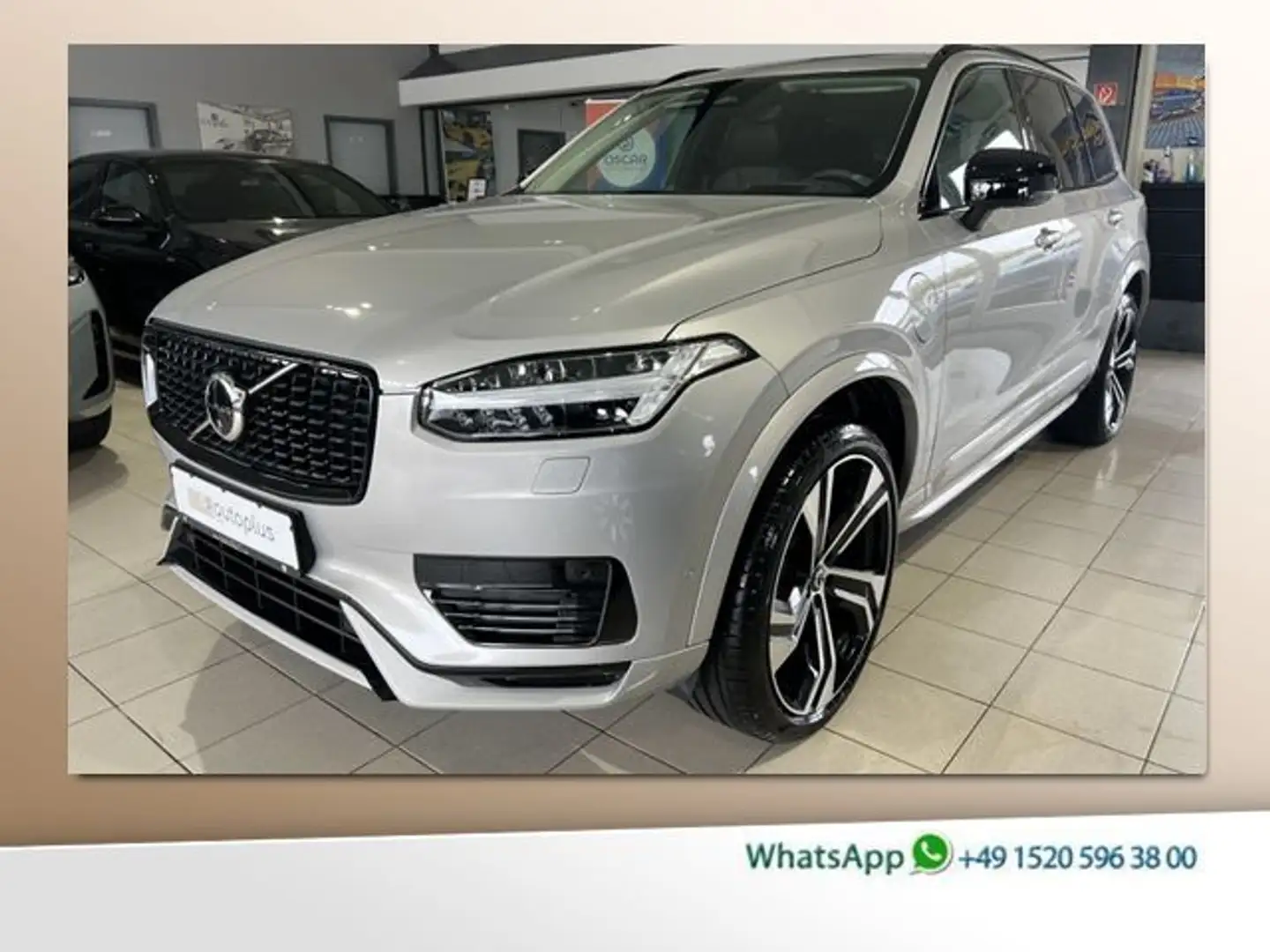 Volvo XC90 T8 Ultra Dark Recharge AWD Massage B&W 22" Argent - 1