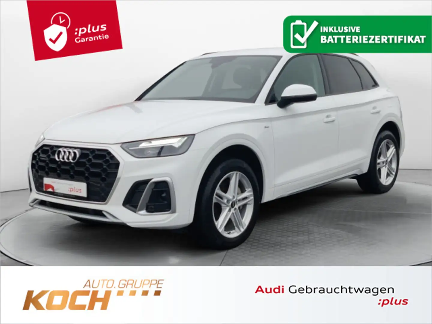 Audi Q5 55 TFSI e q. S-Tronic S-Line, LED, Massage, B Weiß - 1