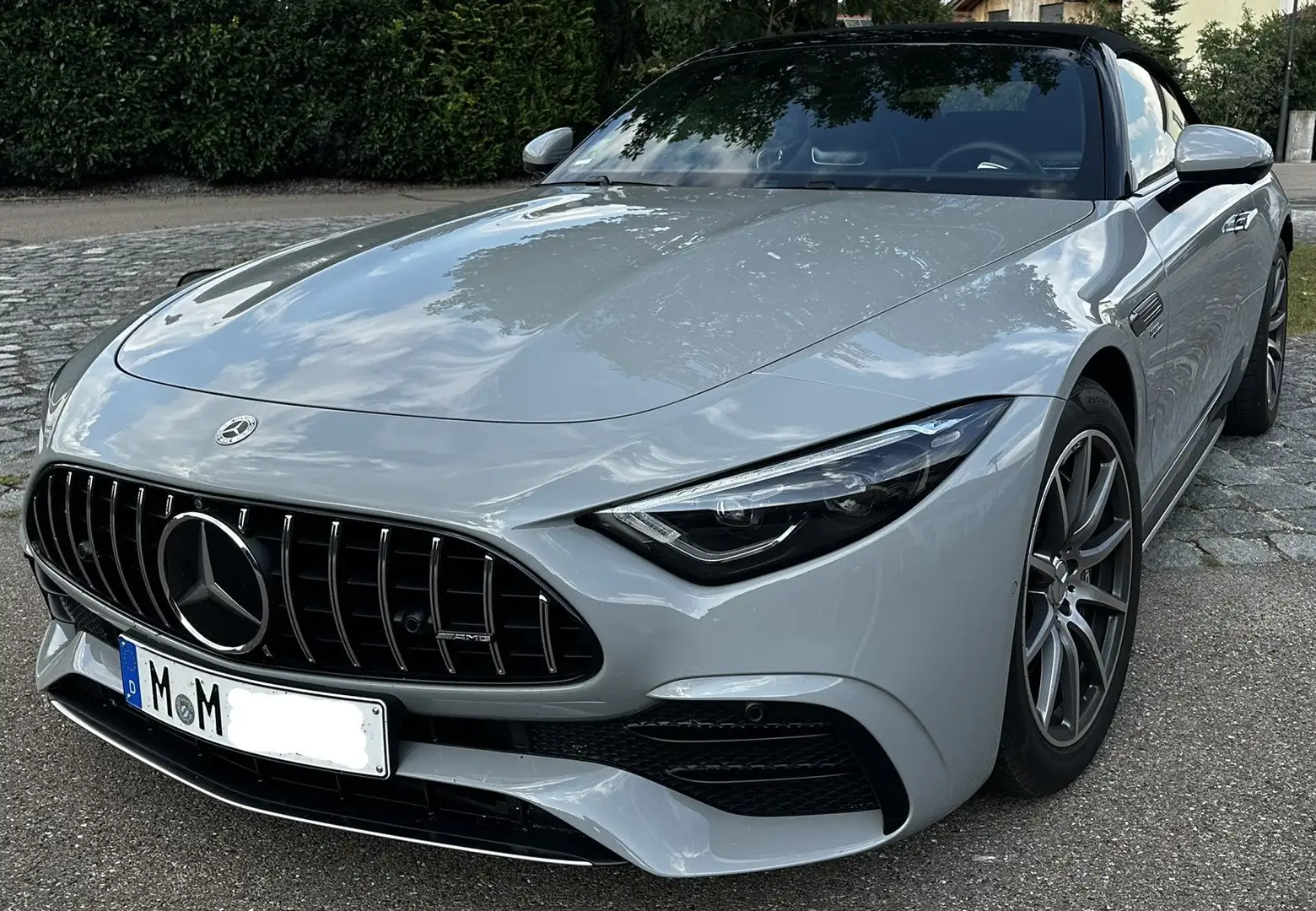 Mercedes-Benz SL 43 AMG Traumauto mit Mercedes Garantie bis 04.2026 Grau - 1