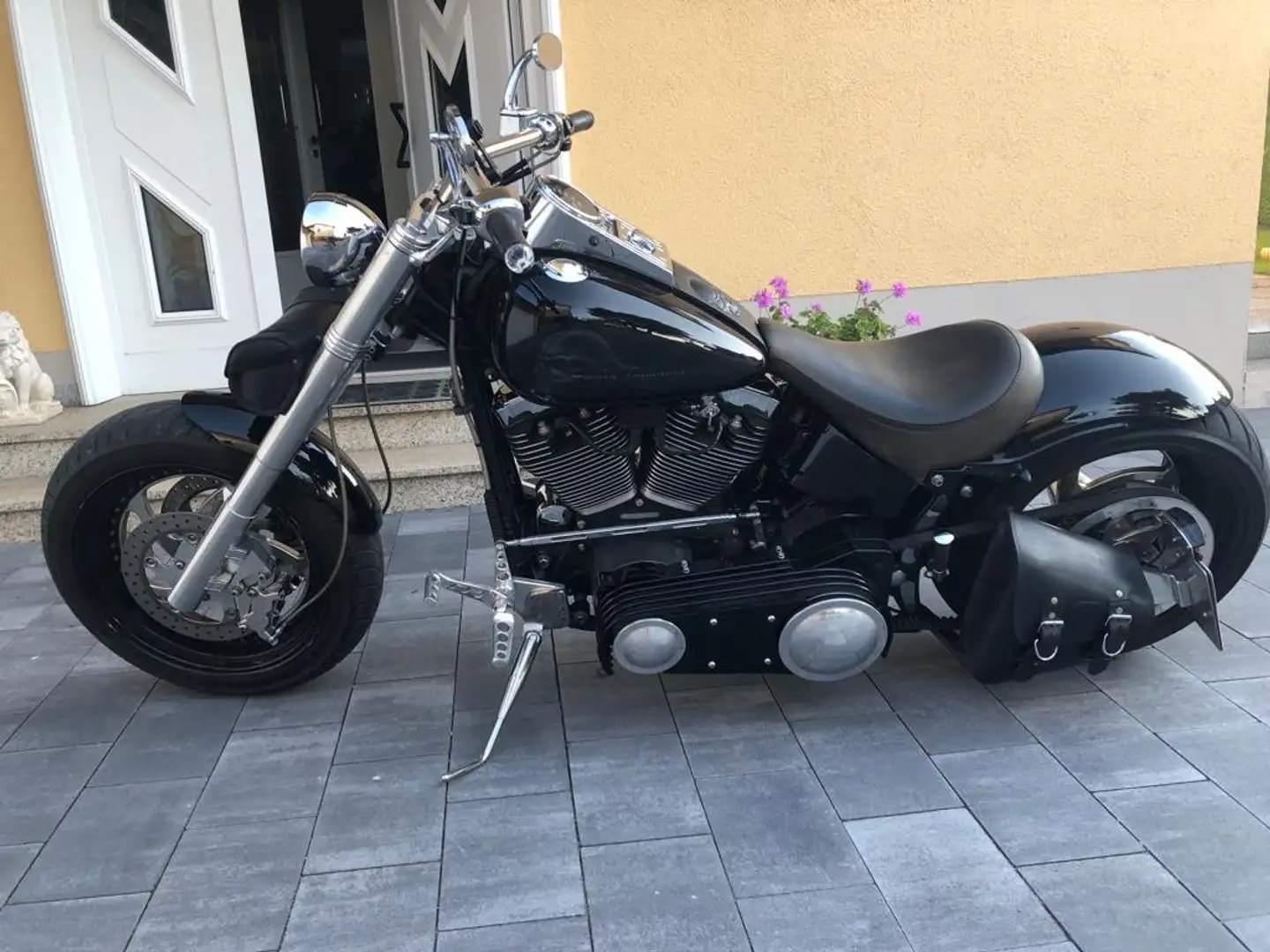 Harley-Davidson Custom Bike Harley-Davidson Softtail Ricks Custom 124ci S&S Schwarz - 2