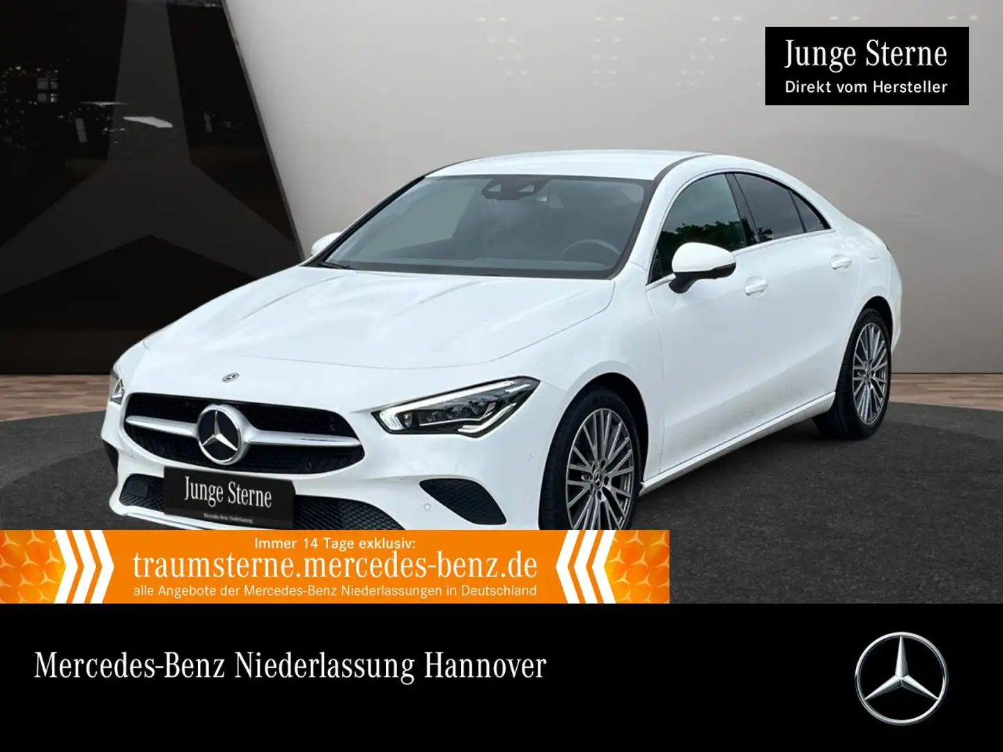 Mercedes-Benz CLA 200 PROGRESSIVE+360°+AHK+MULTIBEAM+TOTW+7G Weiß - 1