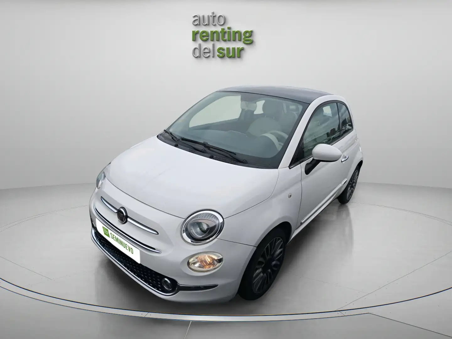 Fiat 500 1.2 Lounge Blanc - 2