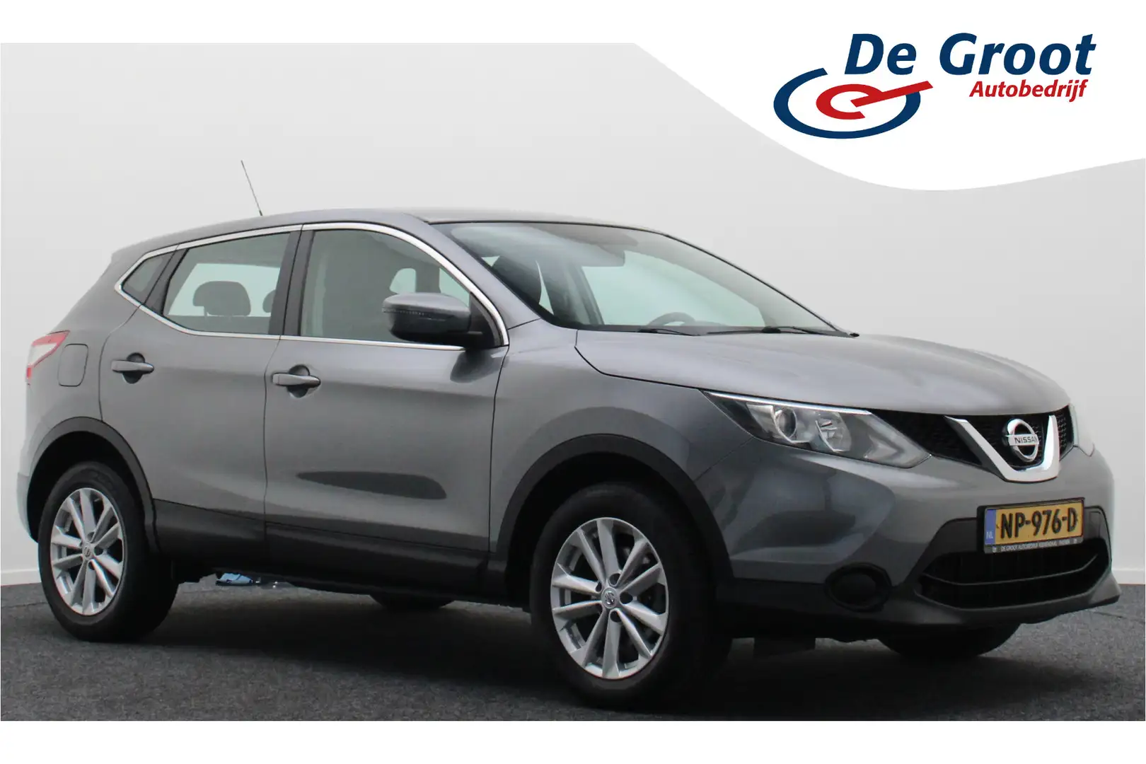 Nissan Qashqai 1.2 Visia Apple Carplay, Cruise, Airco, Bluetooth, Grijs - 1