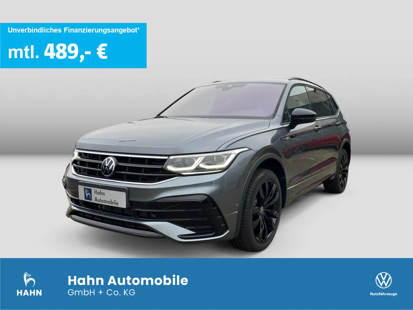 Volkswagen Tiguan Allspace R-Line 2,0TSI DSG 4MO 245 PS AHK Grau - 1