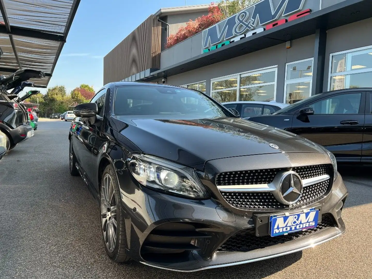 Mercedes-Benz C 220 d Auto 4Matic Coupé Premium Plus #TETTO APRIBILE Grigio - 1