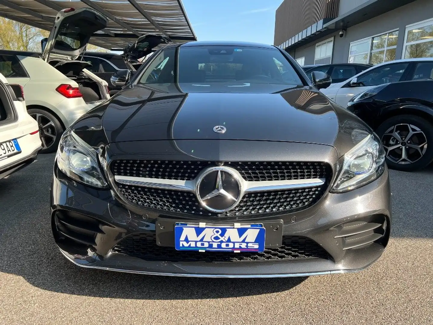Mercedes-Benz C 220 d Auto 4Matic Coupé Premium Plus #TETTO APRIBILE Grigio - 2