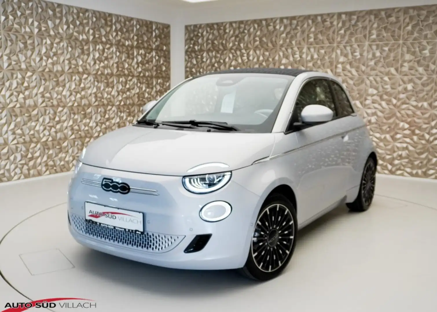 Fiat 500e Cabrio 42 KWH la Prima Blau - 1