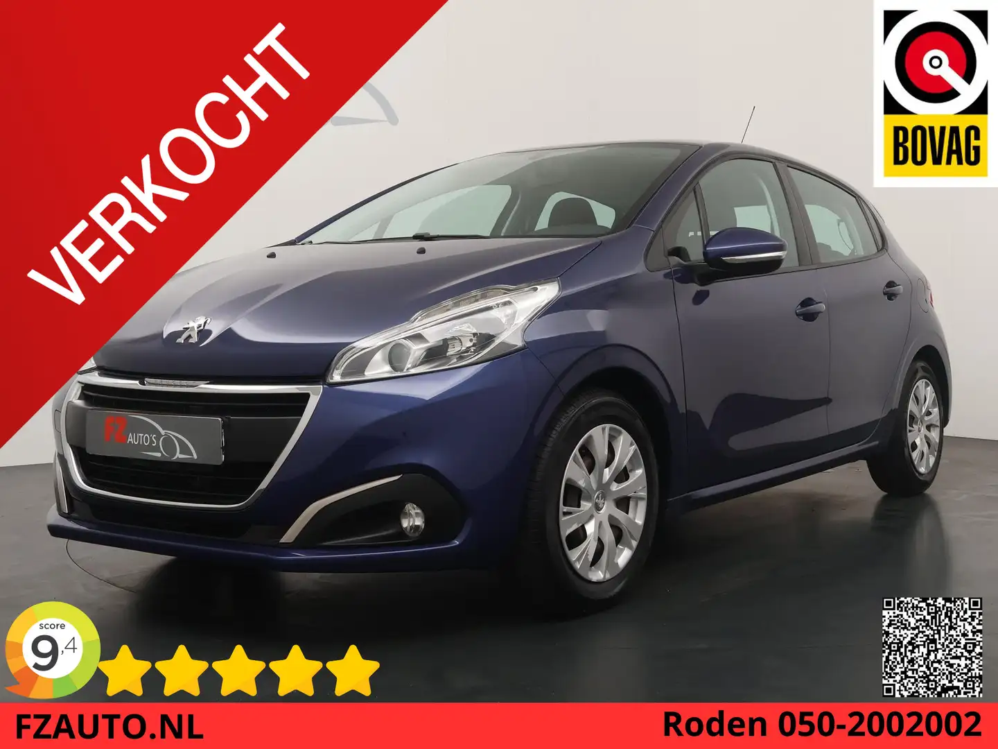 Peugeot 208 1.2 PureTech Blue Lion - Navigatie - Airconditioni Bleu - 1