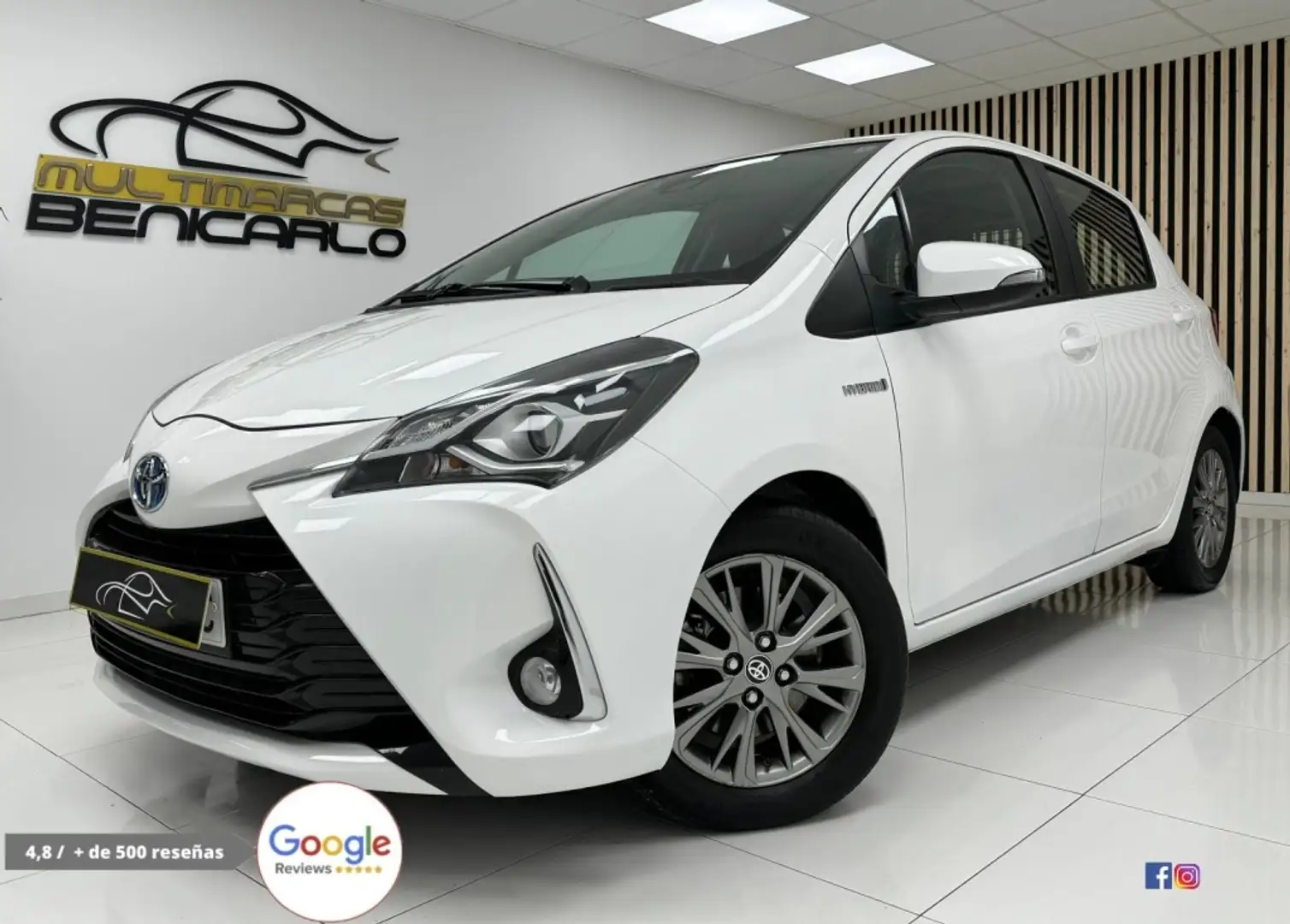 Toyota Yaris Van EcoVan Hybrid Blanc - 1