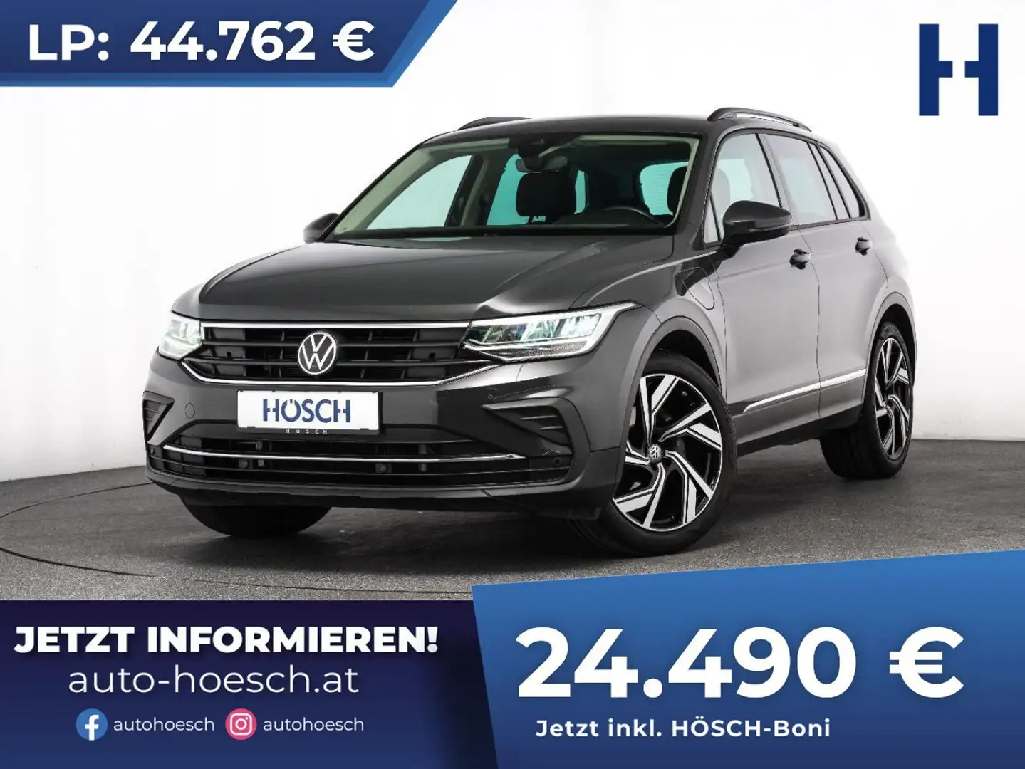 Volkswagen Tiguan Life eHybrid ASSISTENZ MEGAPREIS Grau - 1