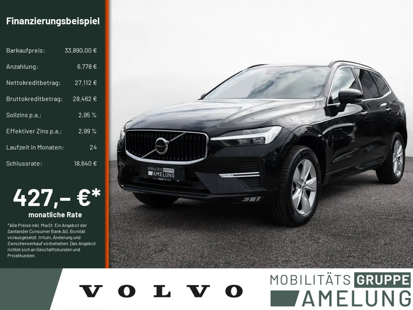 Volvo XC60 B4 Core SHZ NAVI AHK FACEL. STANDHZ LED Schwarz - 1