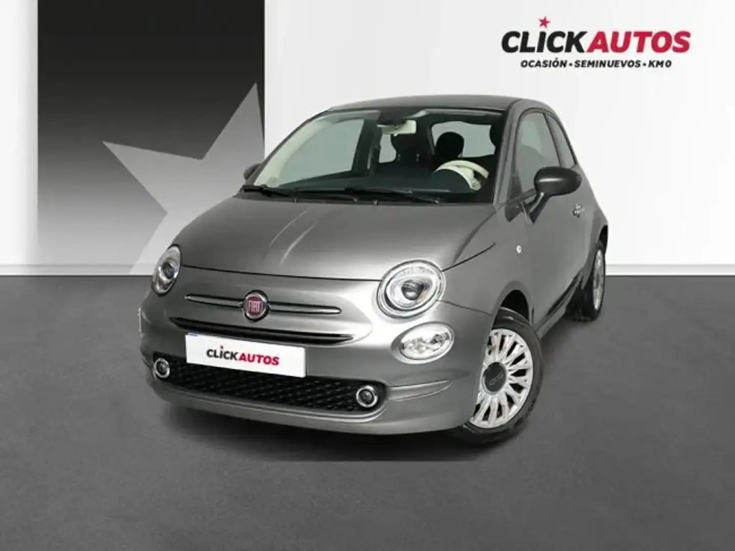 Fiat 500 1.0 Hybrid 70CV Club Gris - 1