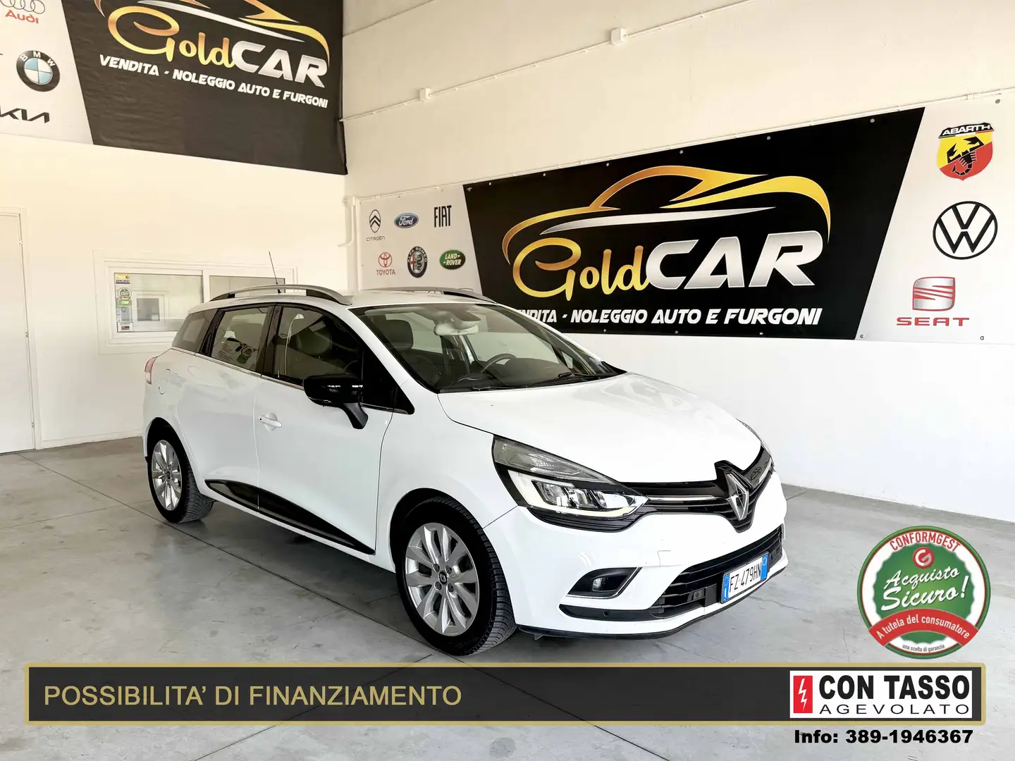 Renault Clio Clio Sporter 1.5 dci Moschino Intens 75cv Bianco - 1