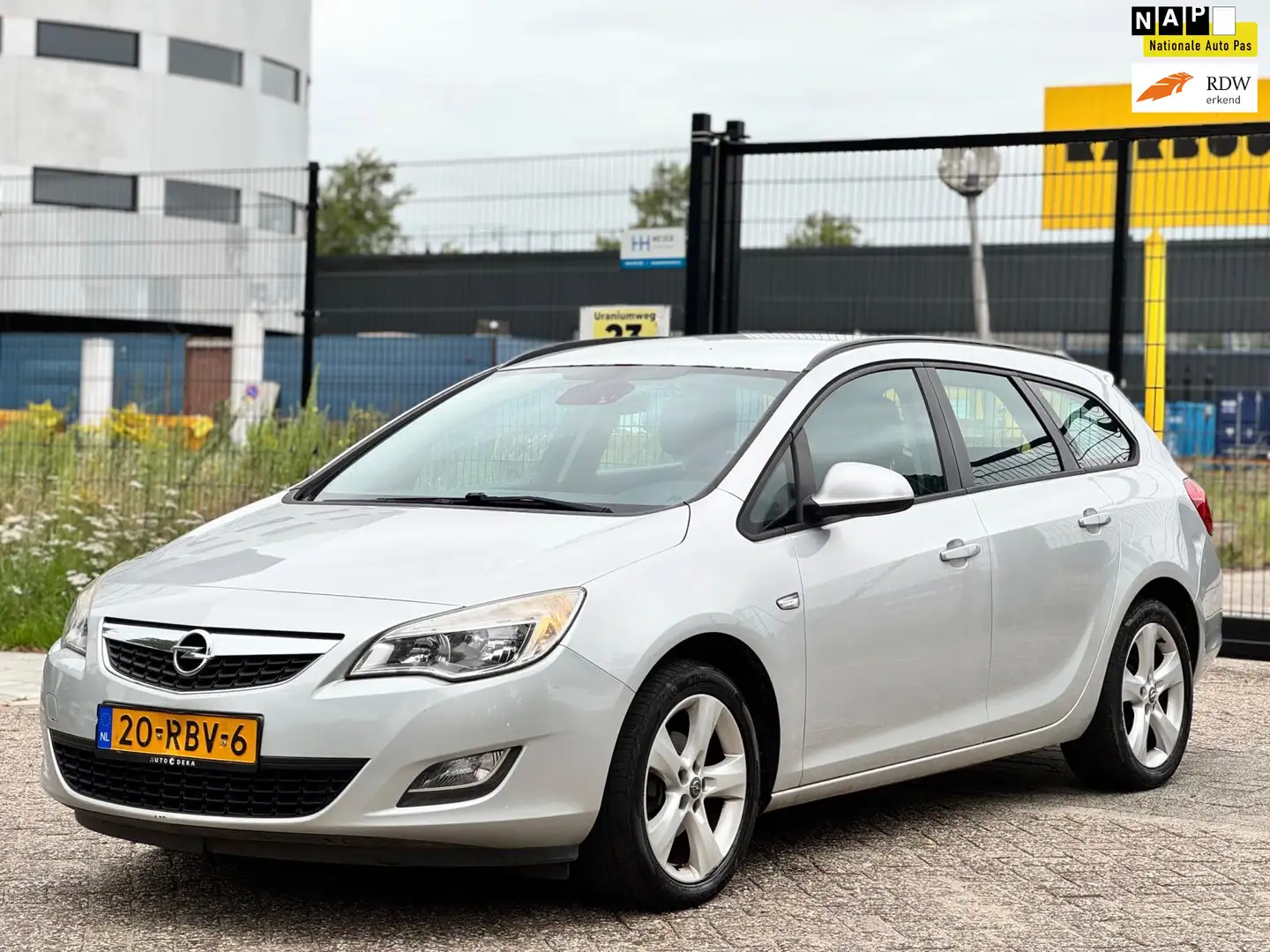 Opel Astra Sports Tourer 1.4 Turbo Edition/navi/psensor/trekh Grijs - 1