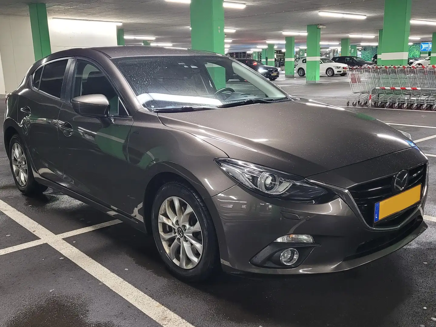 Mazda 3 3 SKYACTIV-D 150 Automatik Sports-Line Brun - 2